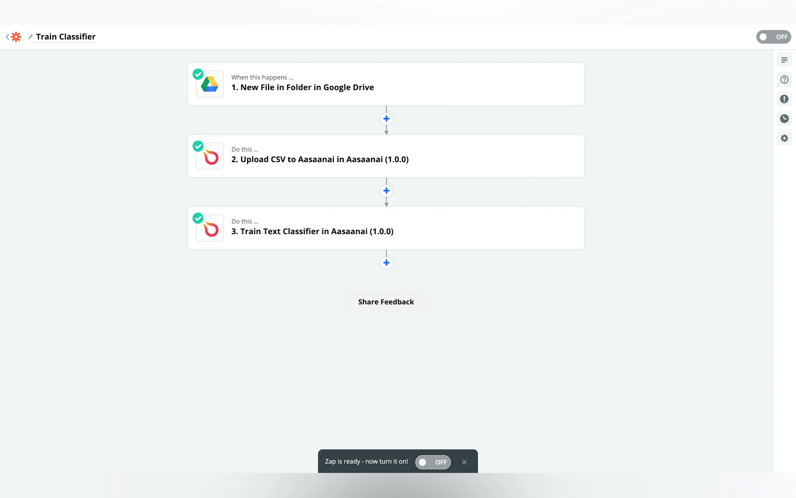 Screenshot 6 of Aasaanai for Zapier