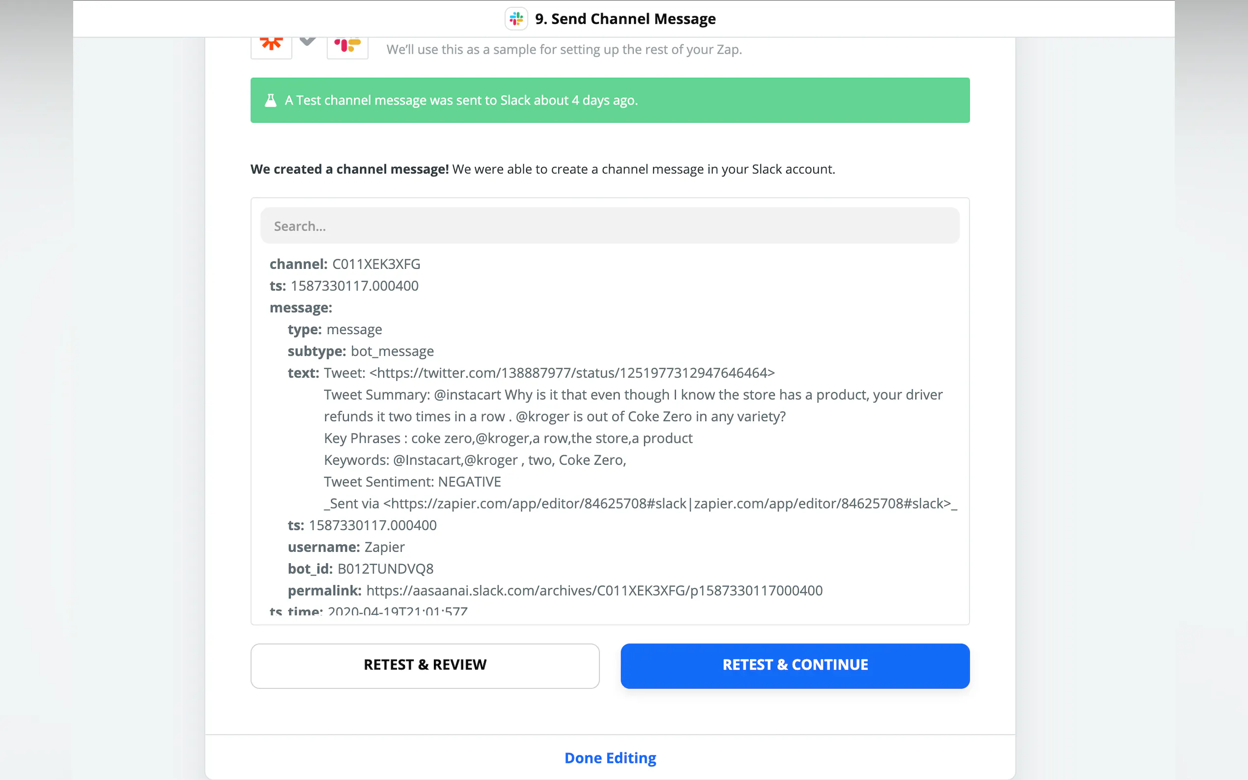 Screenshot 7 of Aasaanai for Zapier