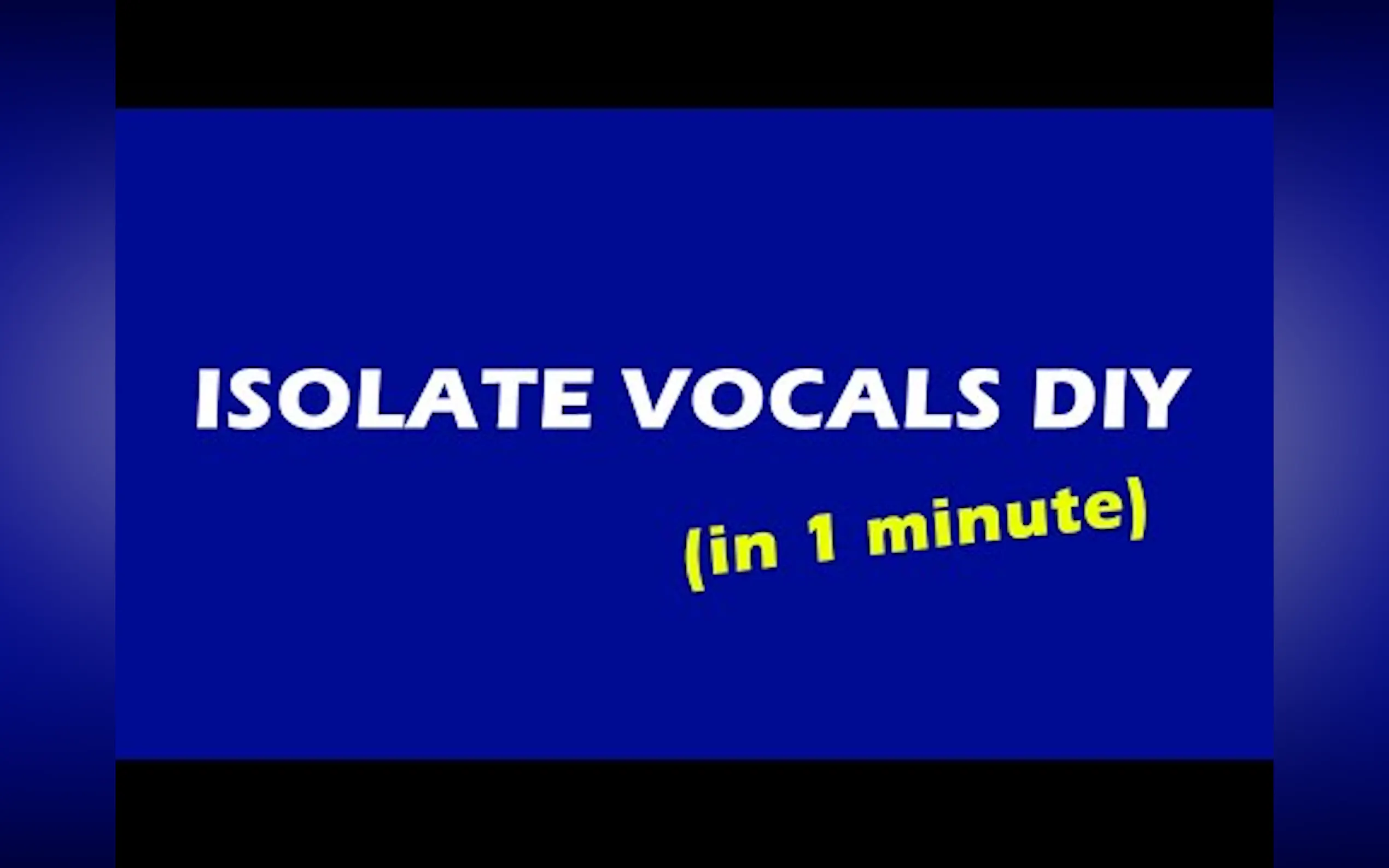 Acapella Extractor