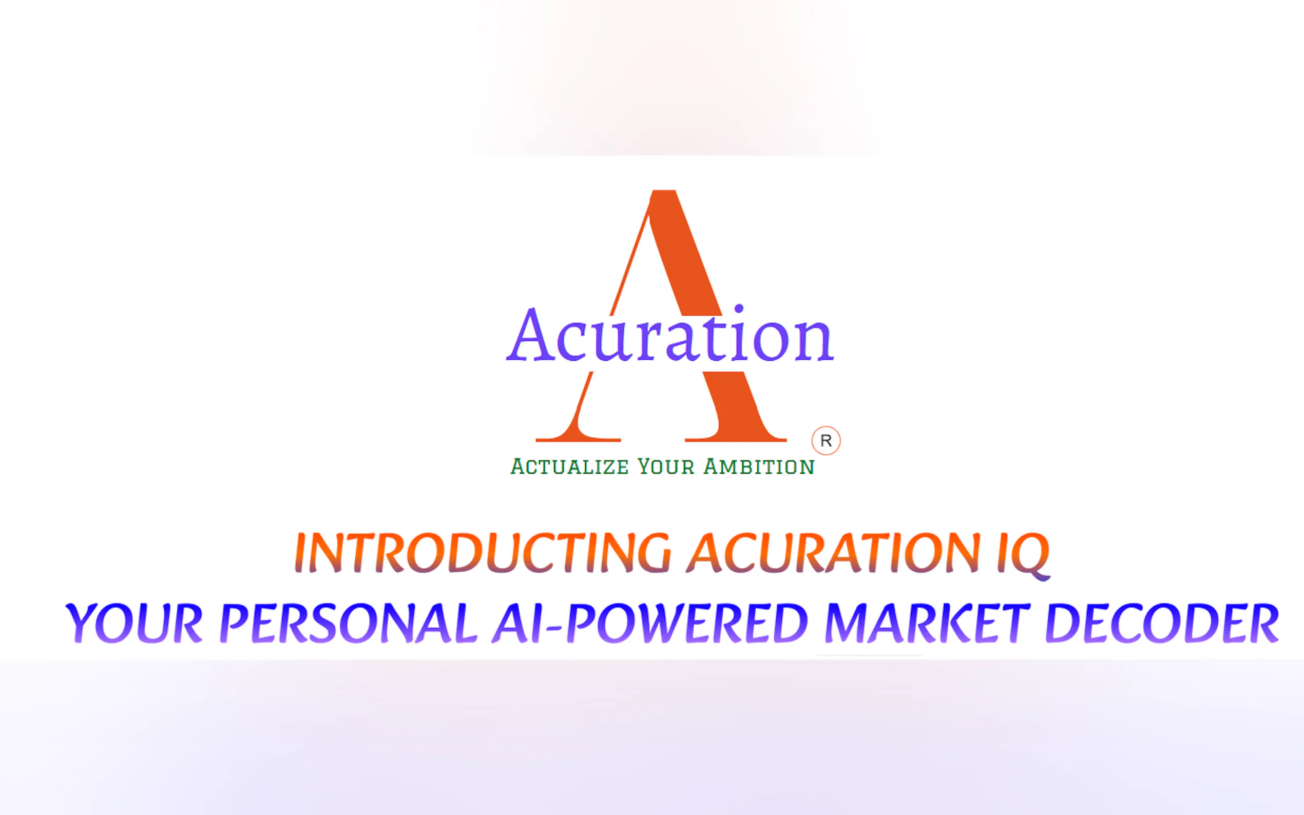 Acuration - Actualize Your Ambition