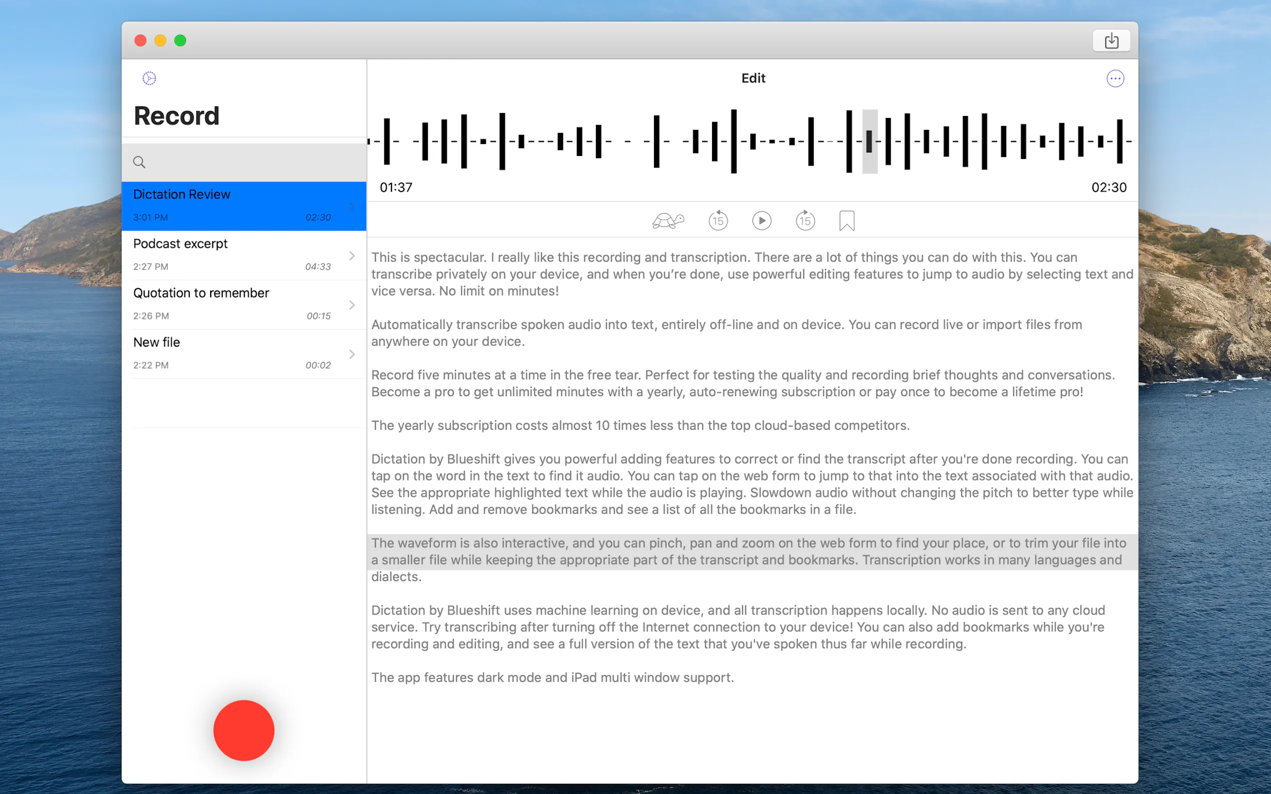 Screenshot 2 of Ada Dictation, for Mac