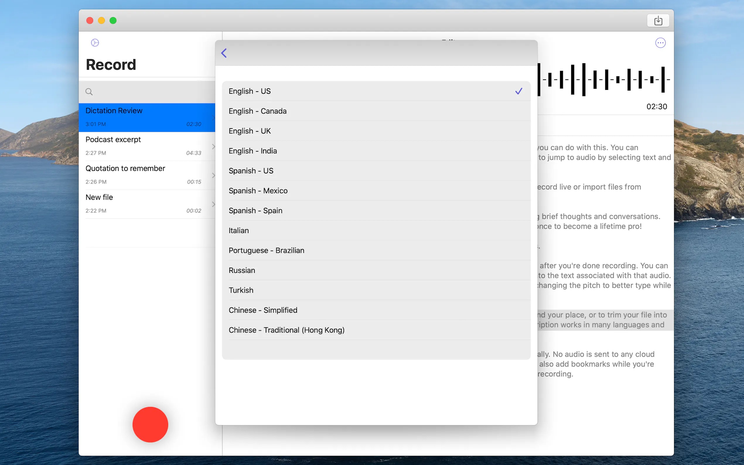 Screenshot 3 of Ada Dictation, for Mac