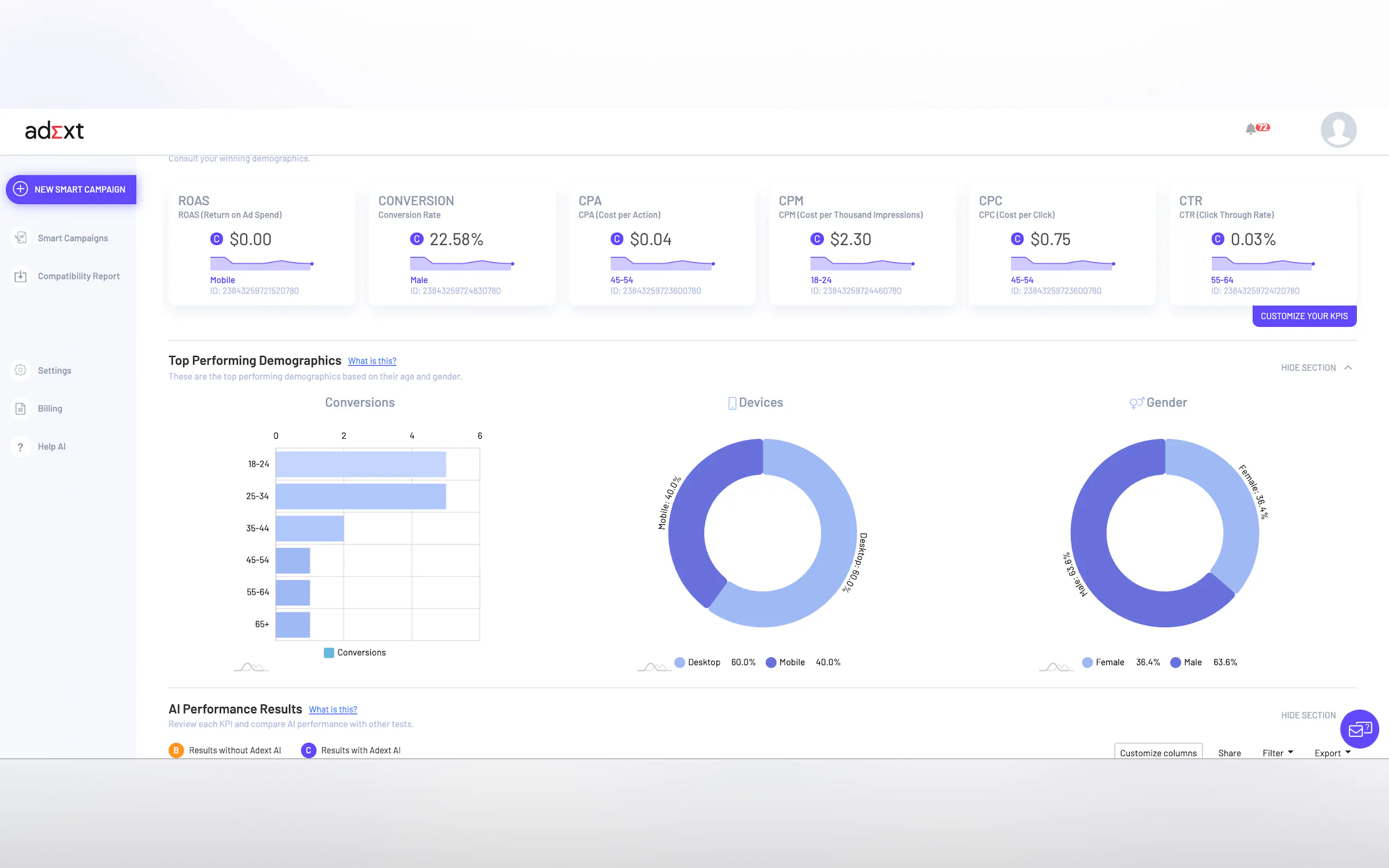 Screenshot 4 of Adext AI