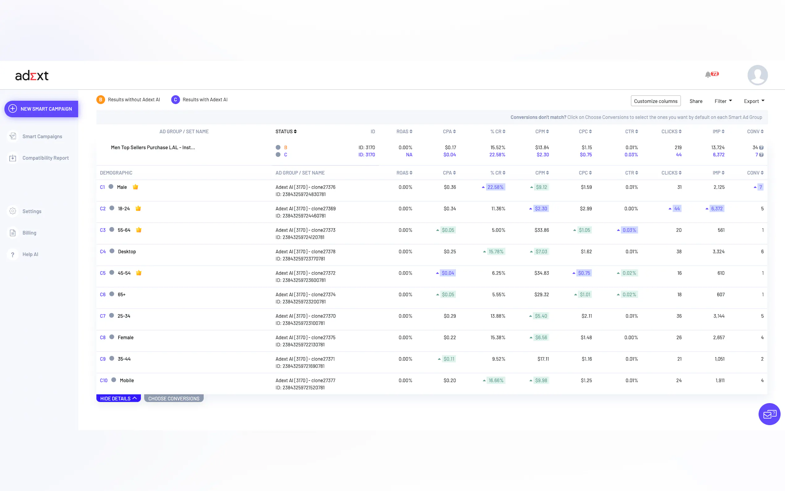 Screenshot 5 of Adext AI