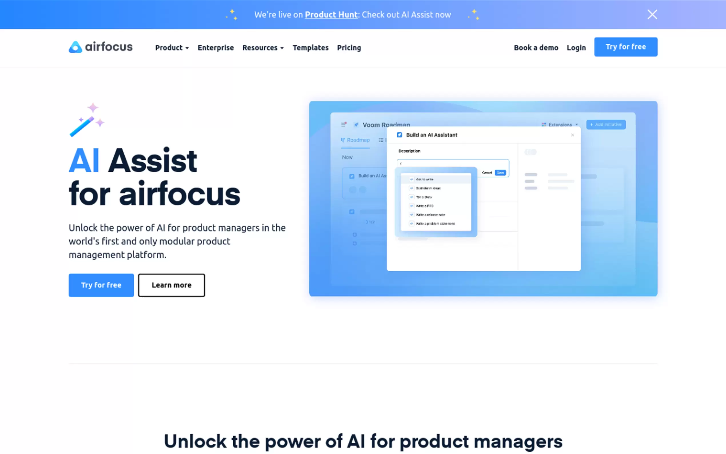 AI Assist by airfocus