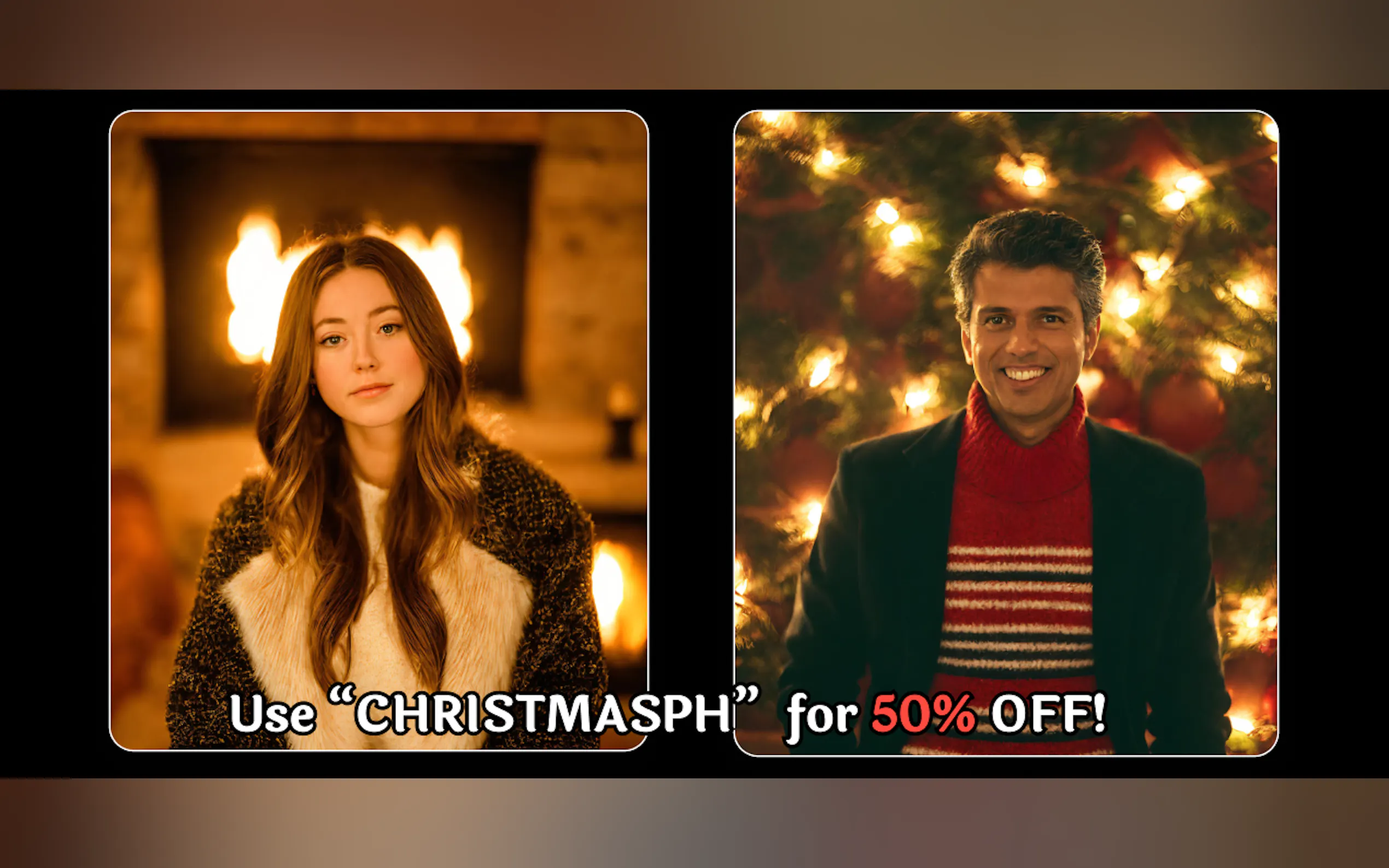 Screenshot 2 of AI Christmas portrait generator