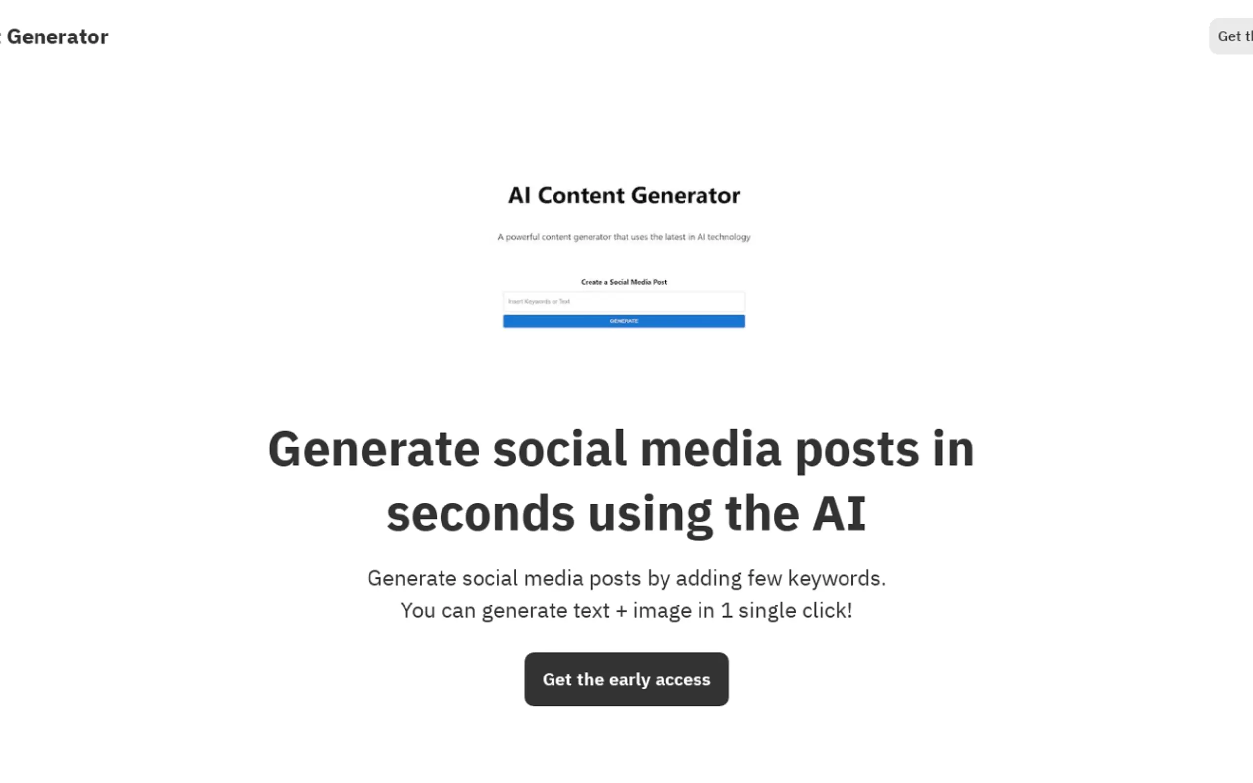 AI Content Generator