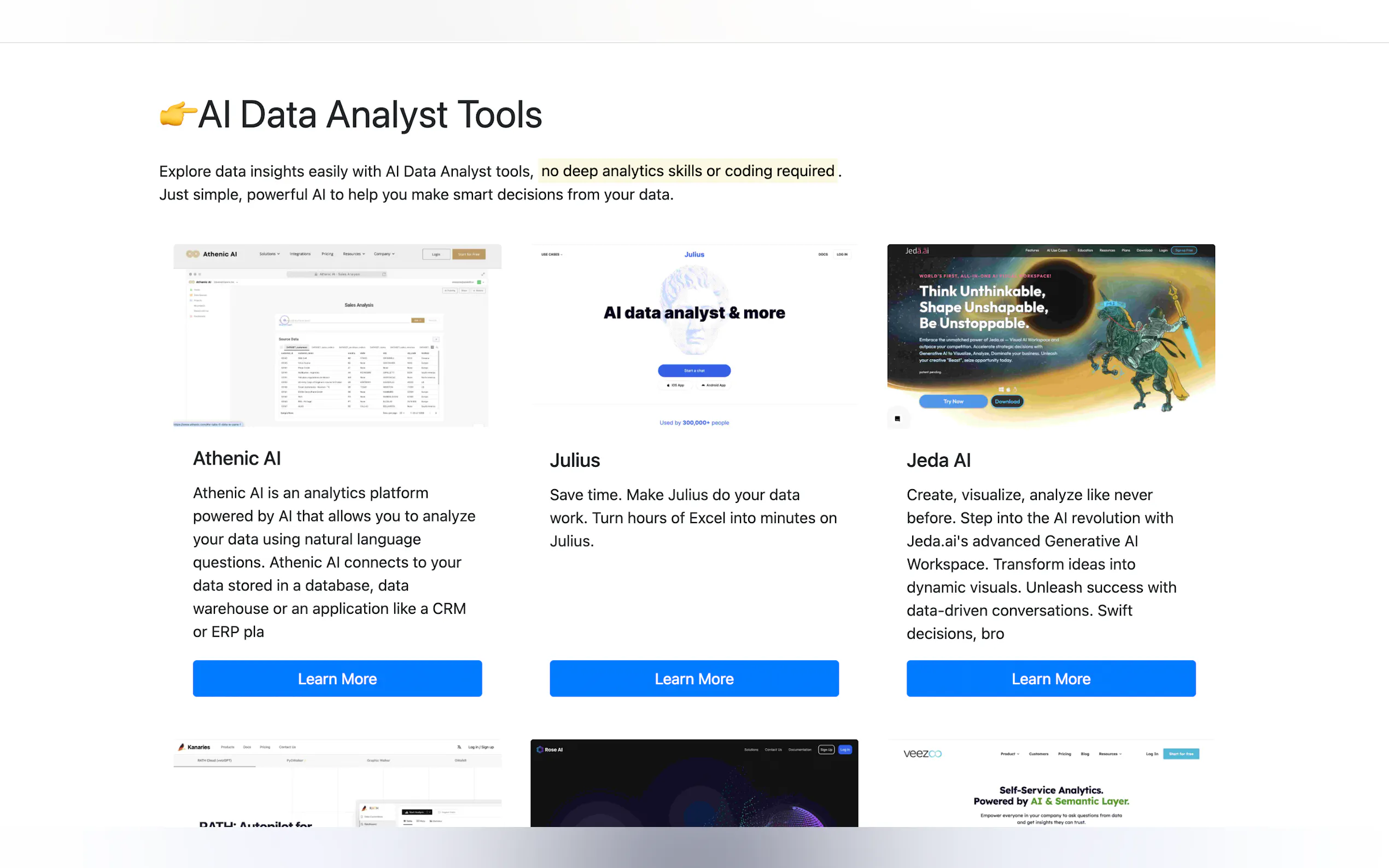 Screenshot 3 of AI-driven Analytics Tools
