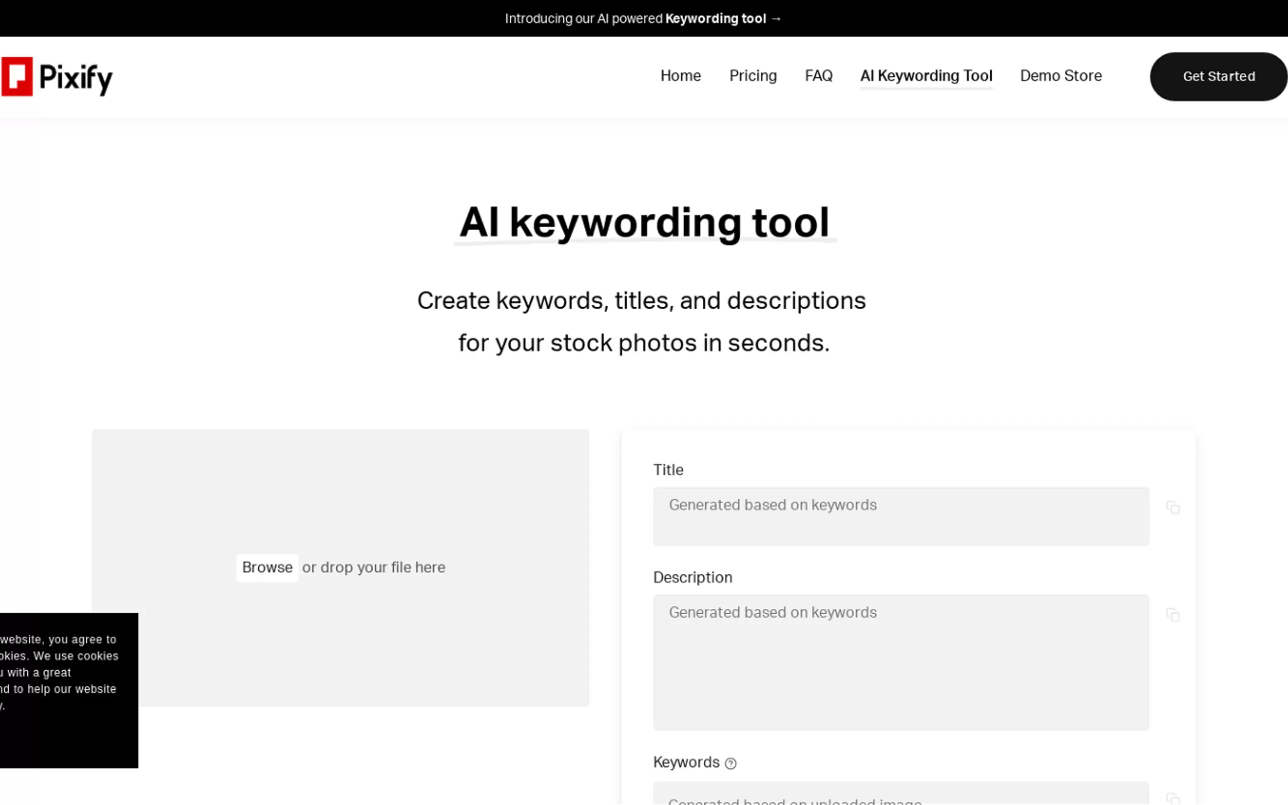 AI Keywording Tool