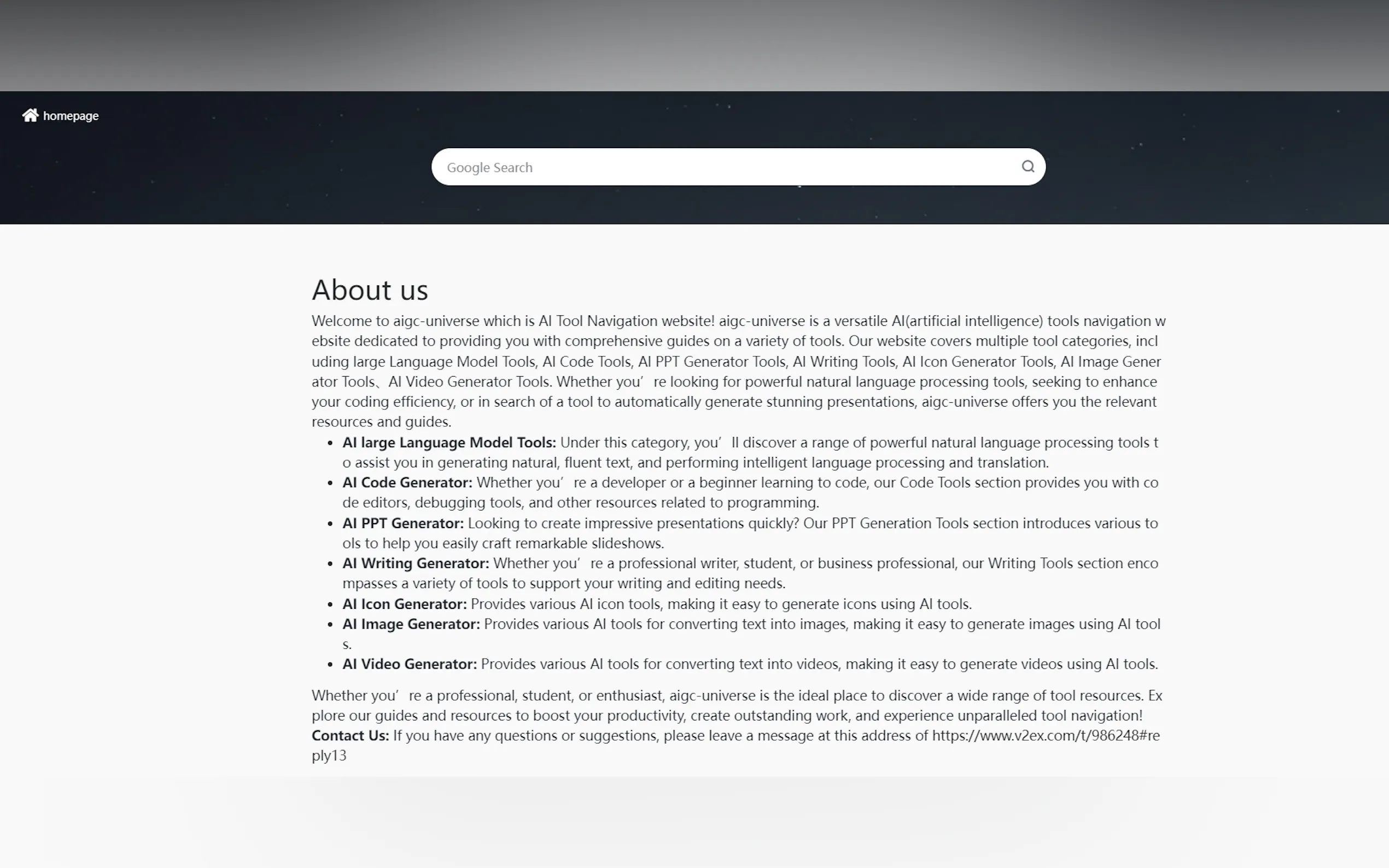 Screenshot 3 of AI navigation | AI content generator