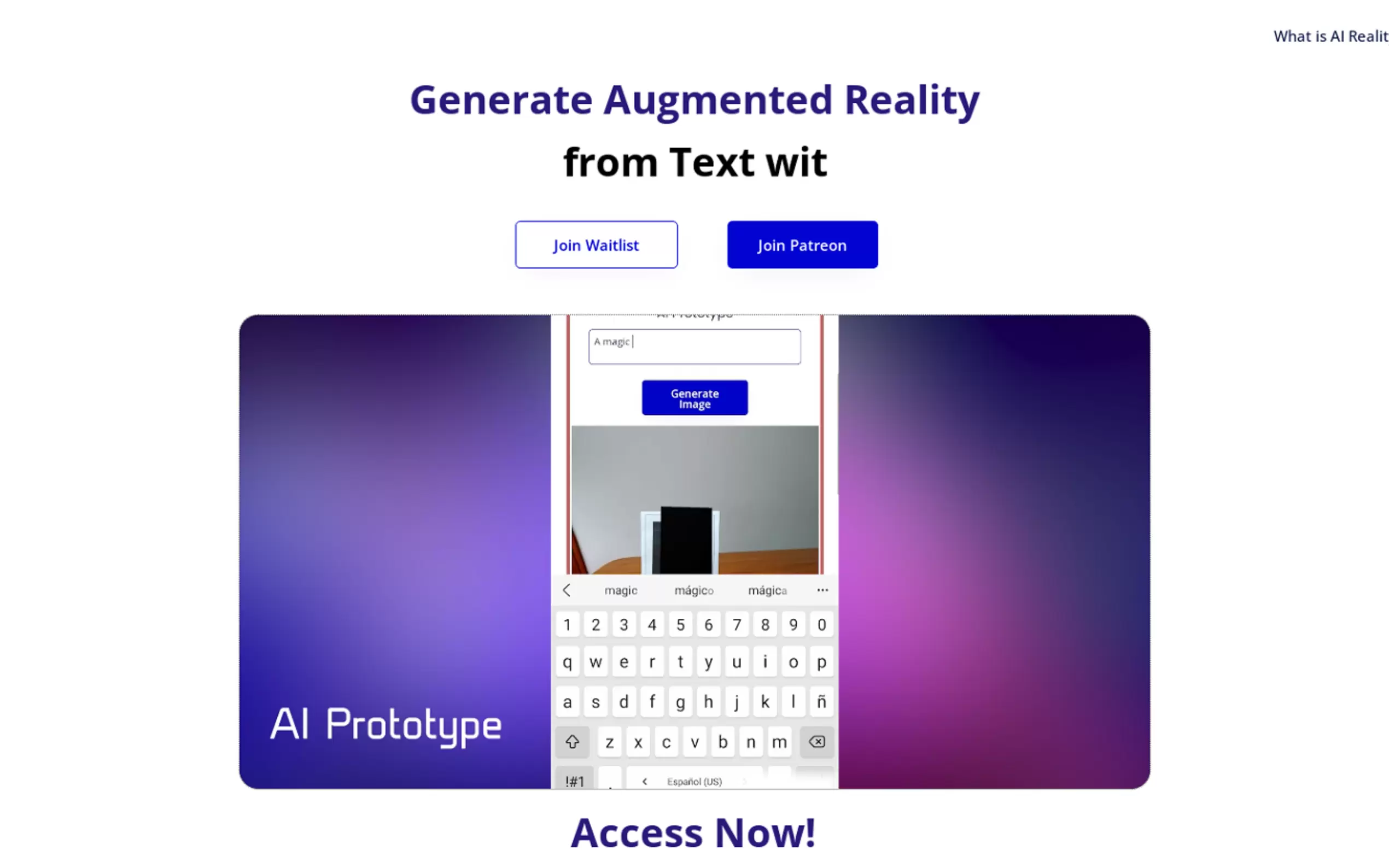 AI Reality