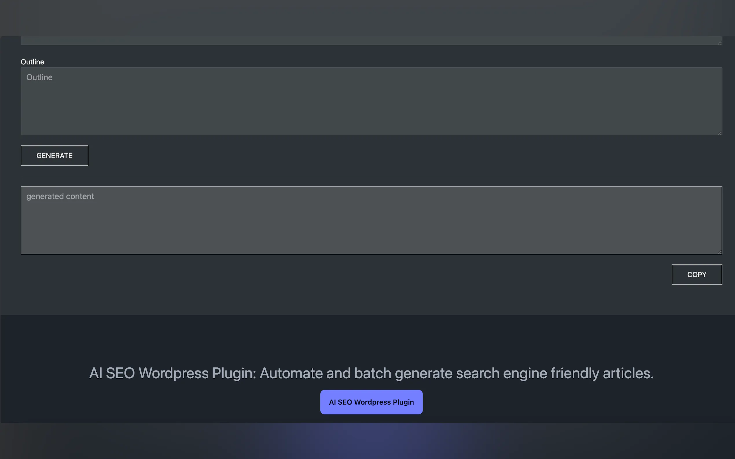 Screenshot 2 of AI SEO Content Generator for free