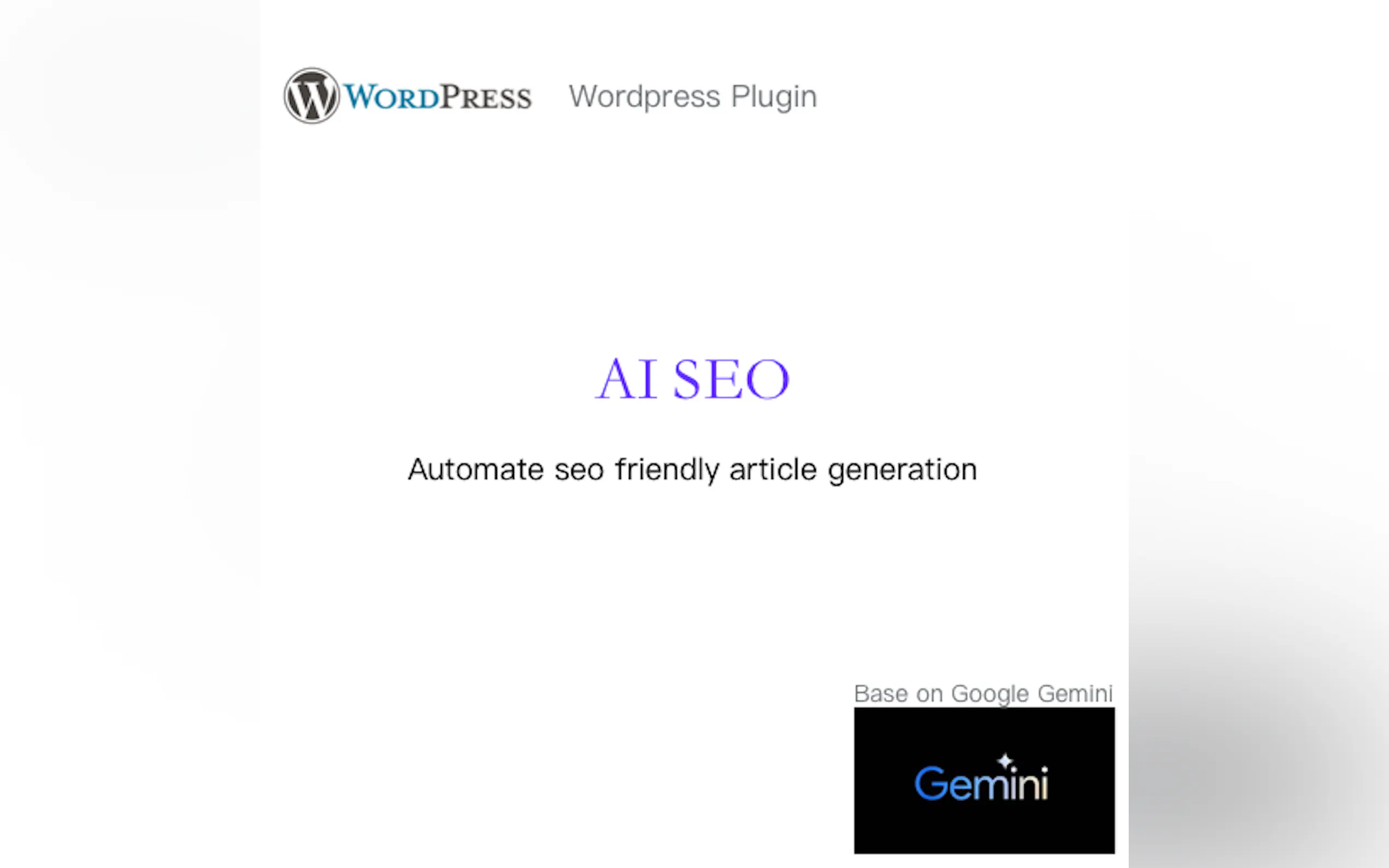AI SEO wordpress plugin