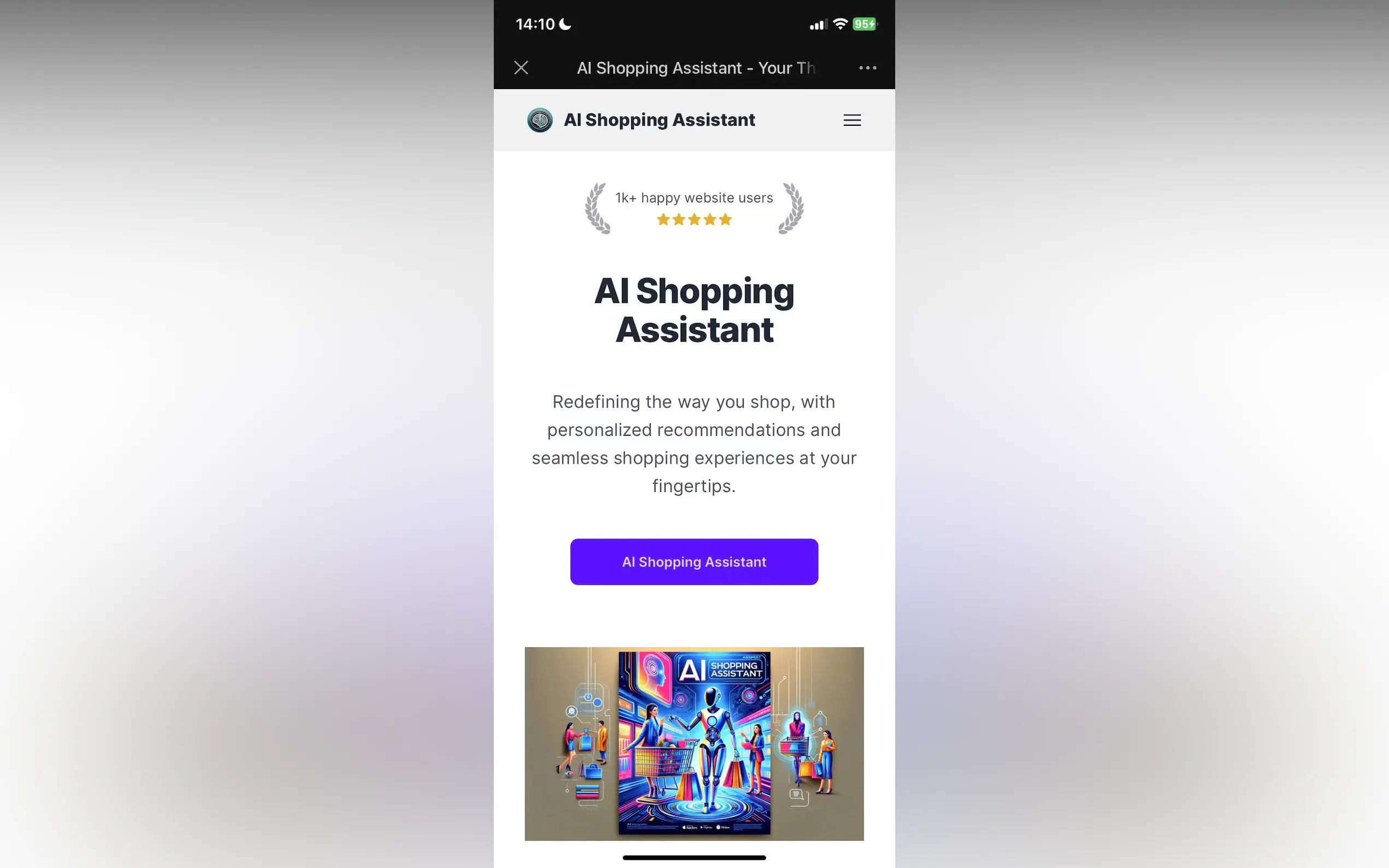 Screenshot 2 of AI Shopping Assistant 