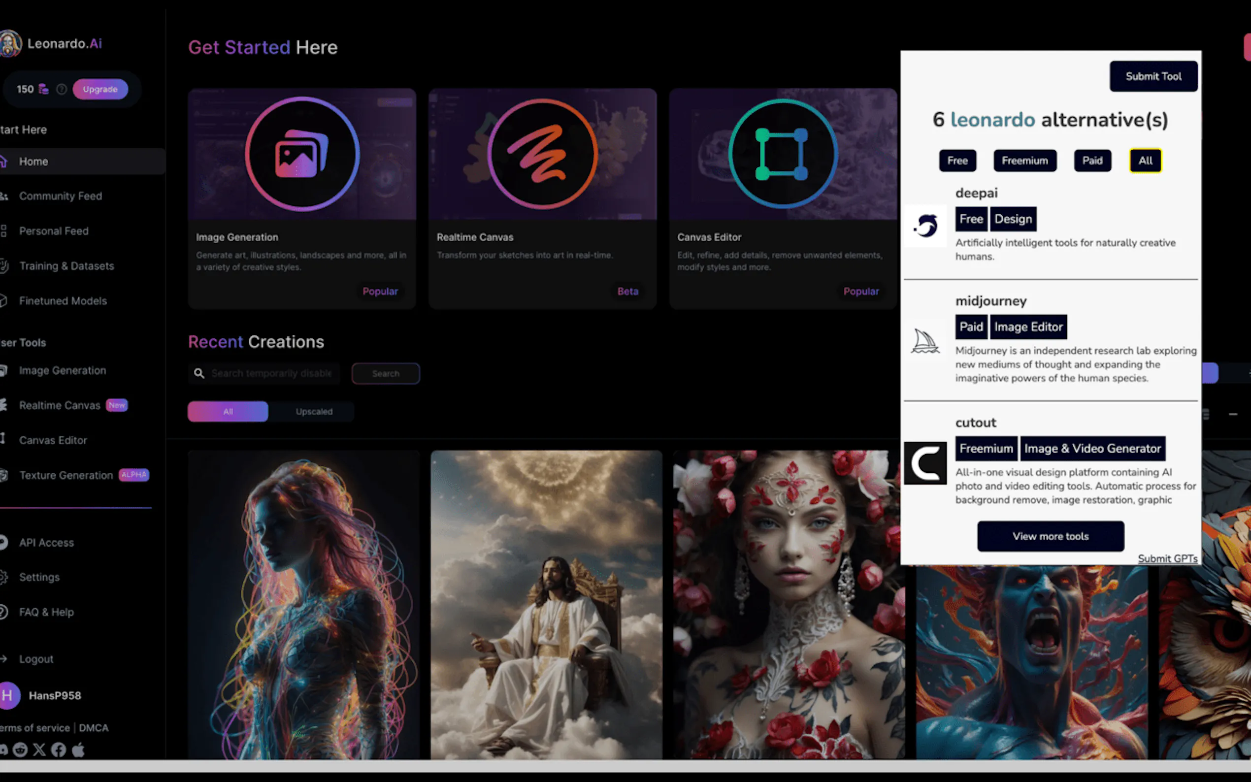 Screenshot 4 of AI Tools Alternatives: Chrome Extension