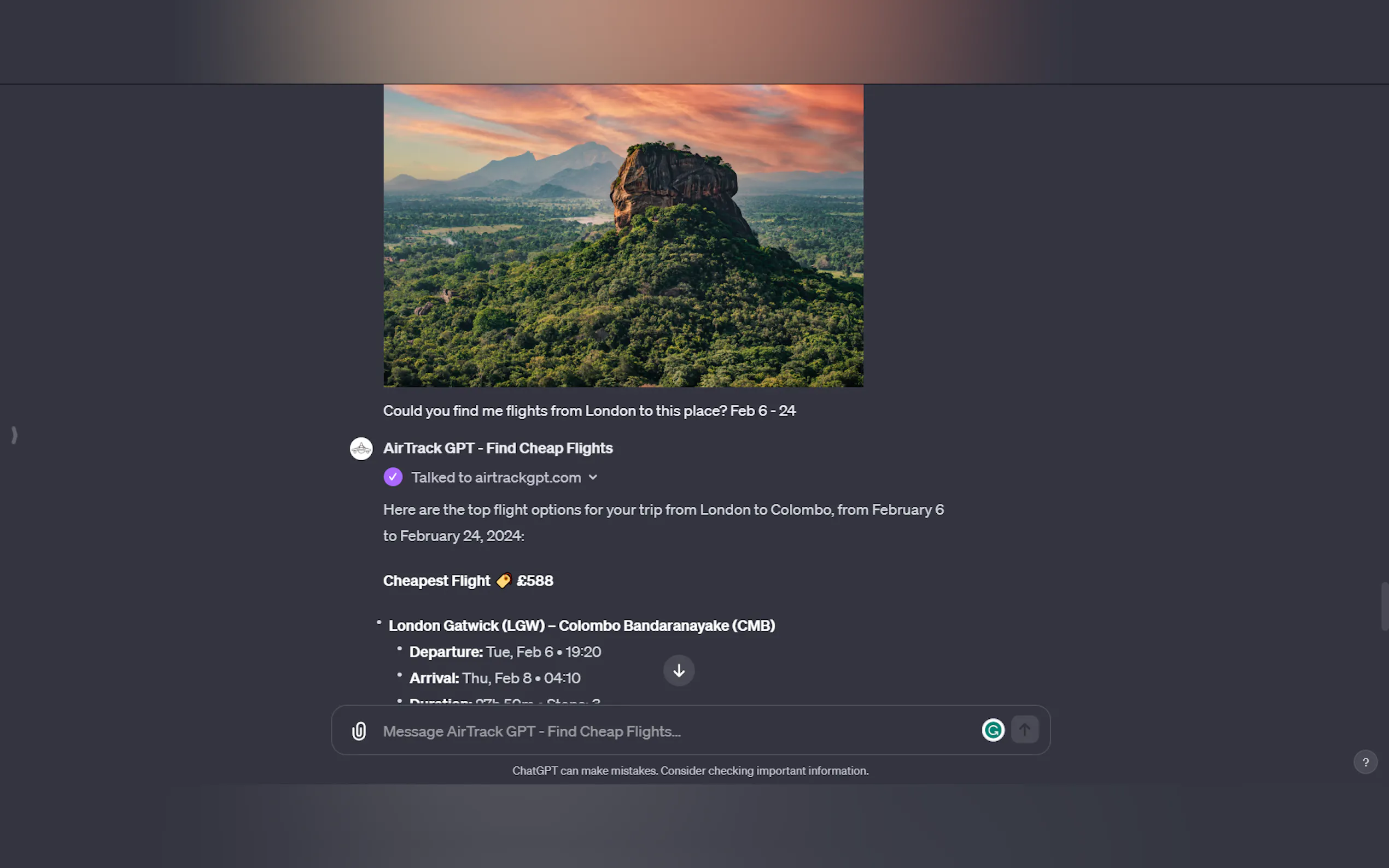 Screenshot 4 of AirTrack GPT