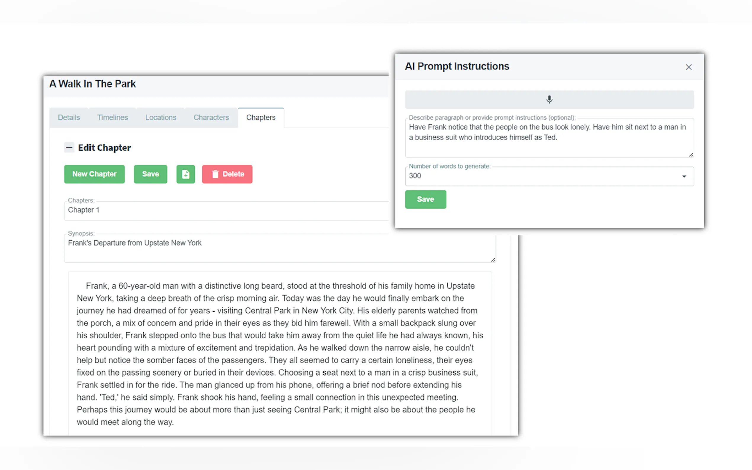 Screenshot 2 of AIStoryBuilders