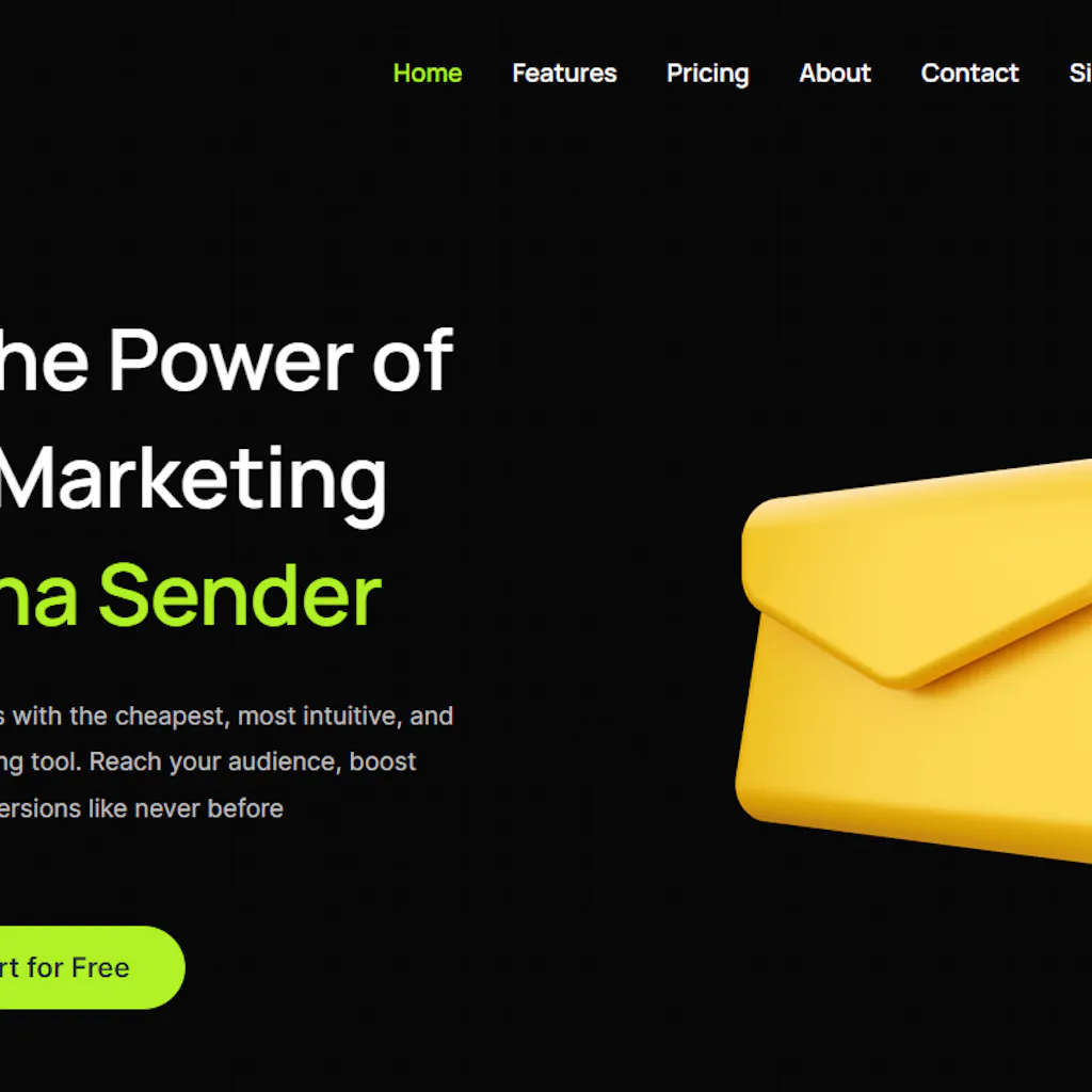 Alpha Sender