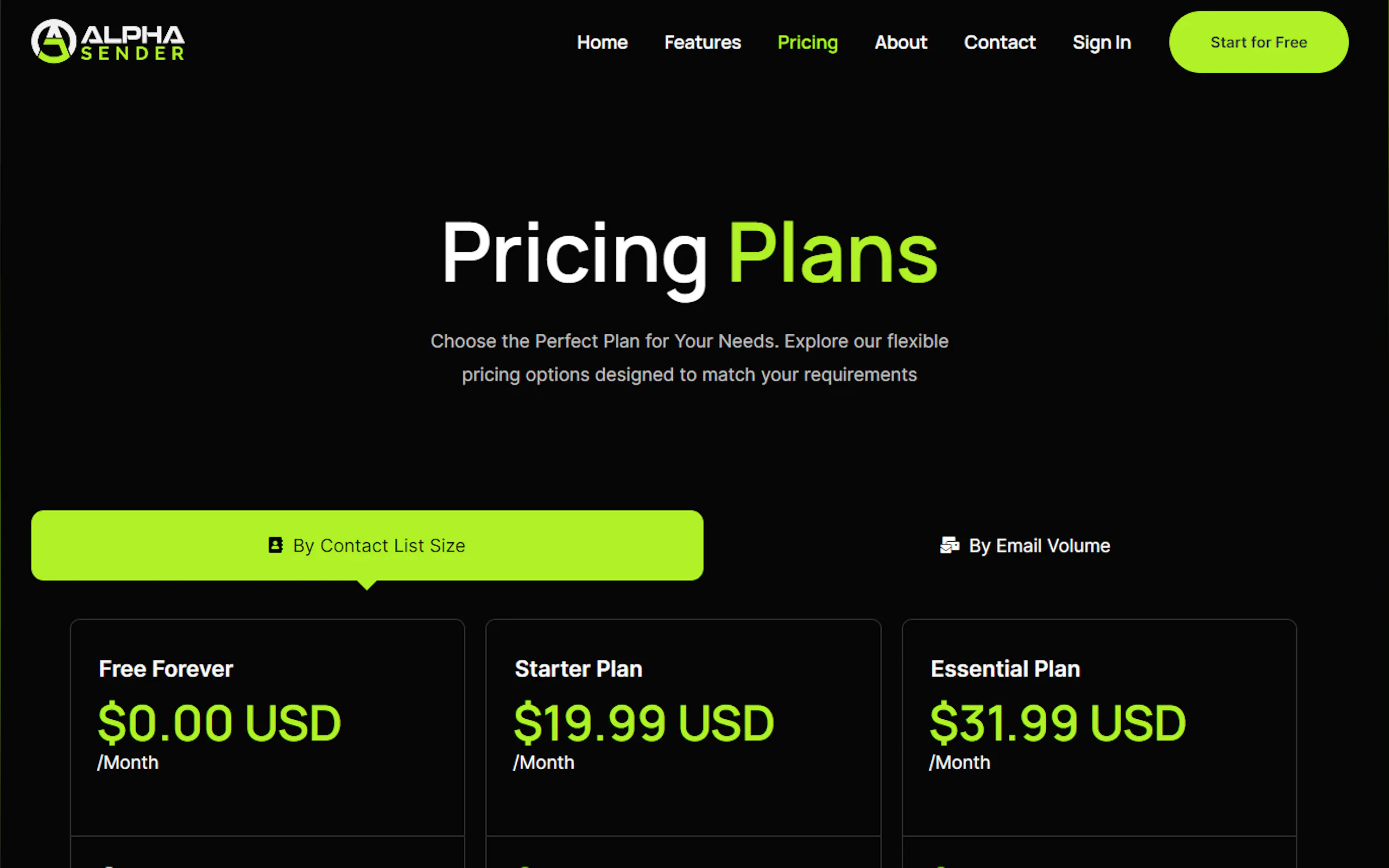 Screenshot 3 of Alpha Sender