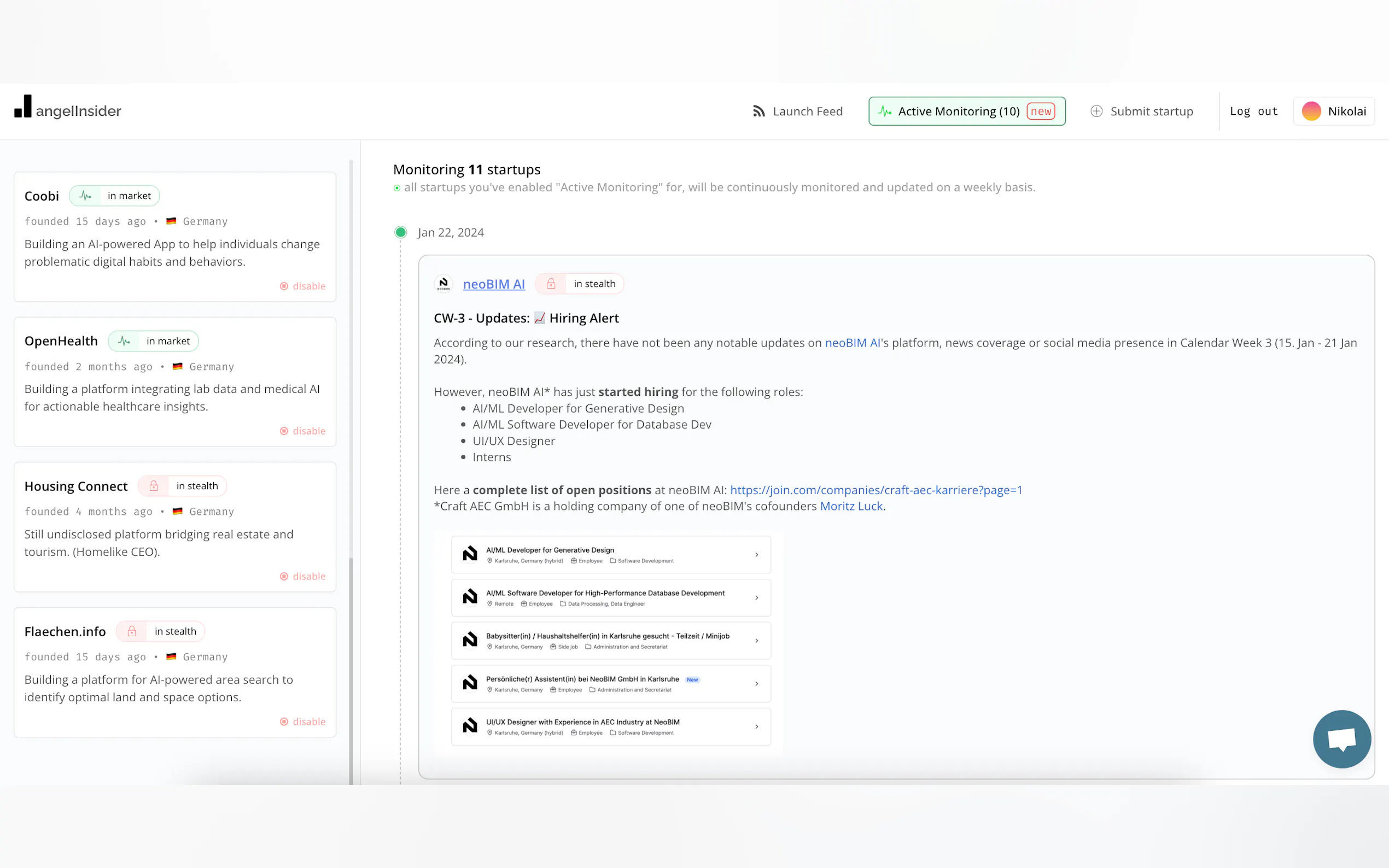 Screenshot 3 of angelinsider.de