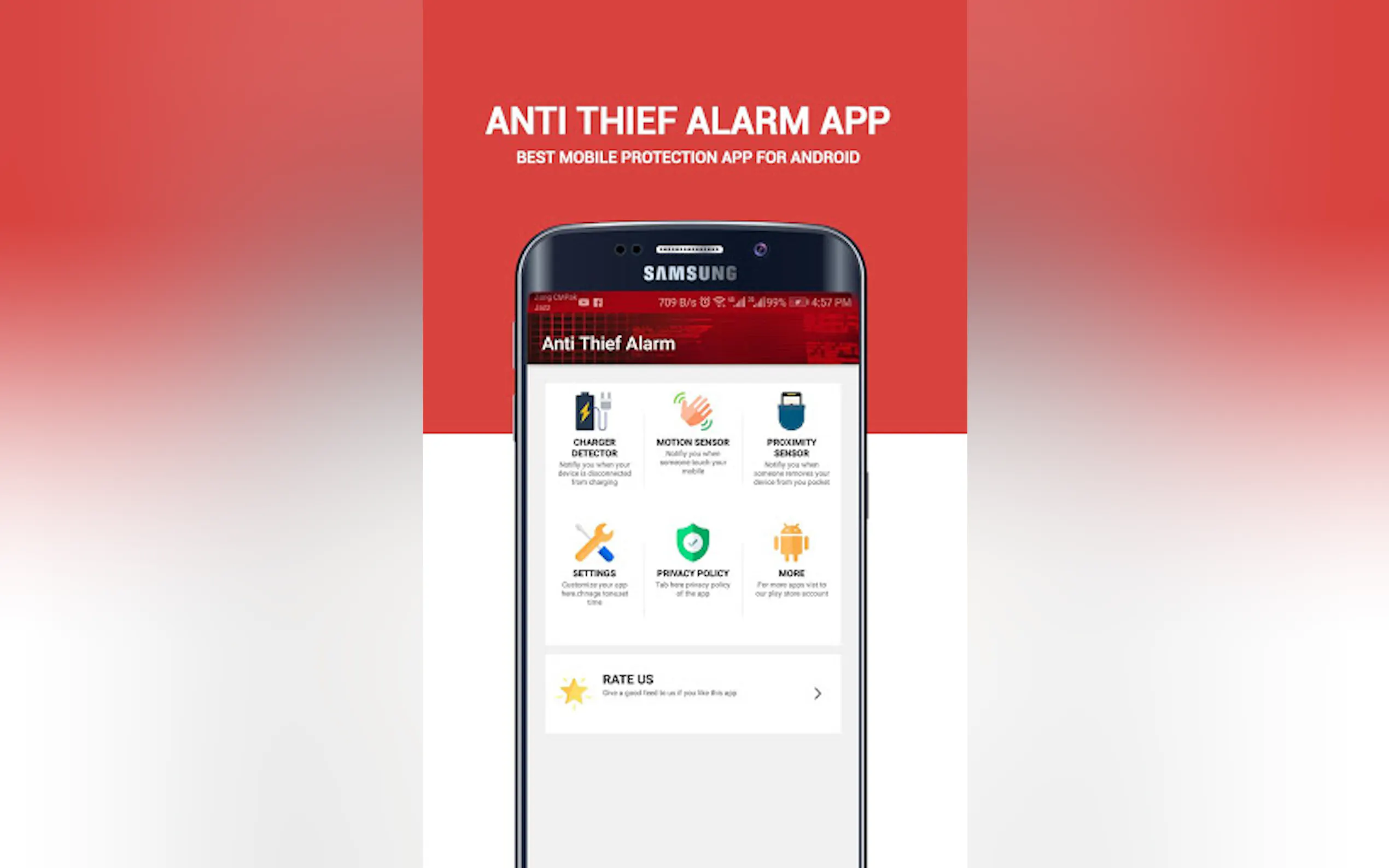 Screenshot 3 of anti theft alarm app for mobile