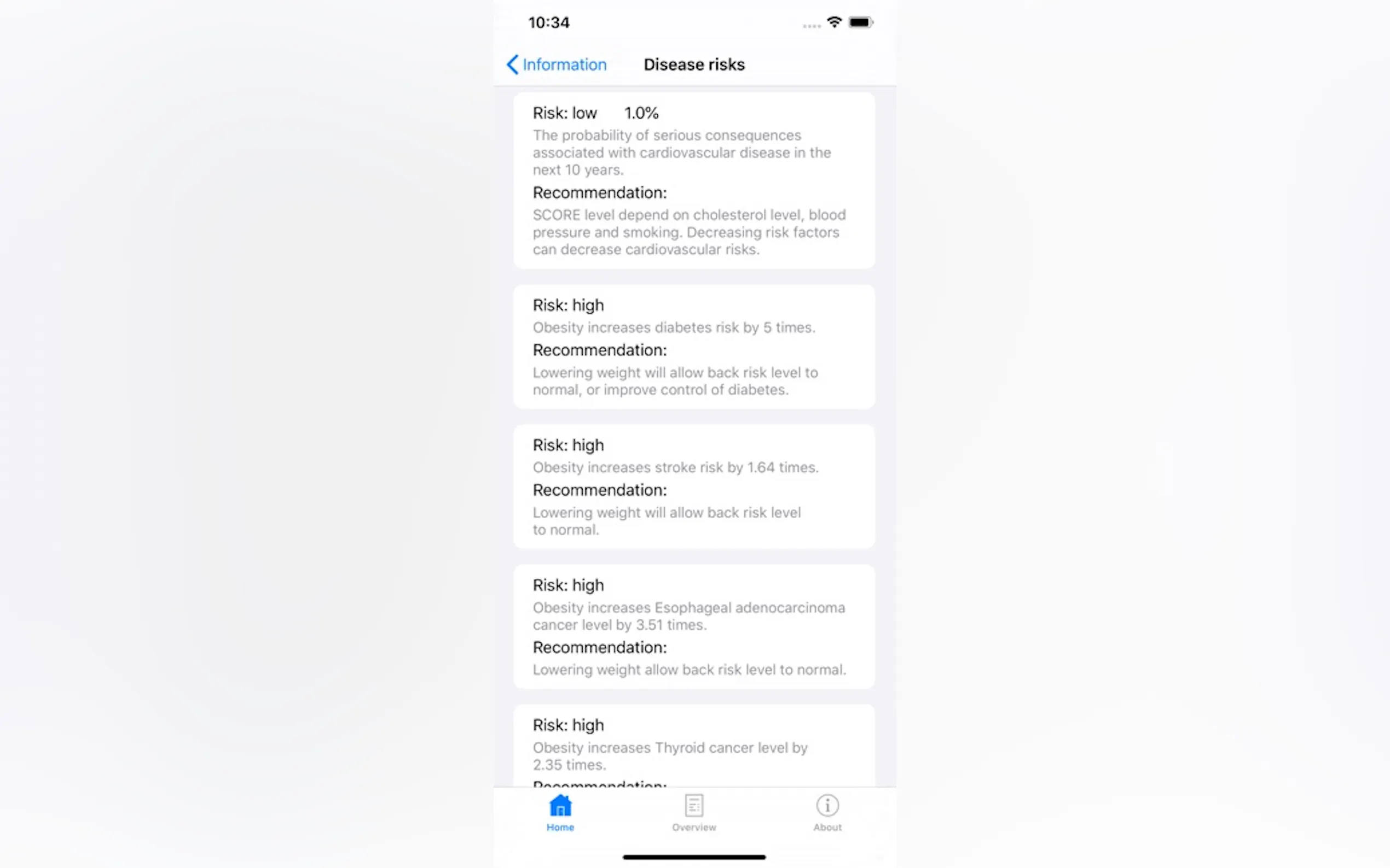 Screenshot 5 of AntiObesity App for iOS