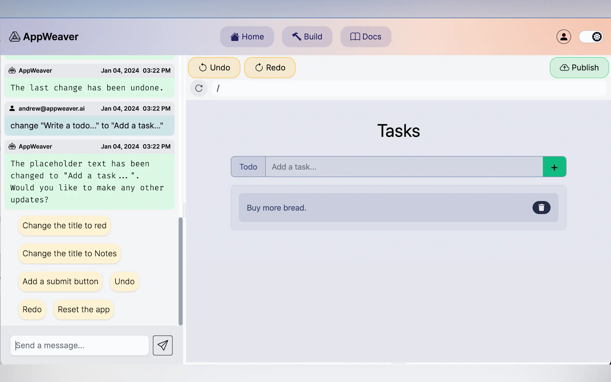 Screenshot 11 of AppWeaver