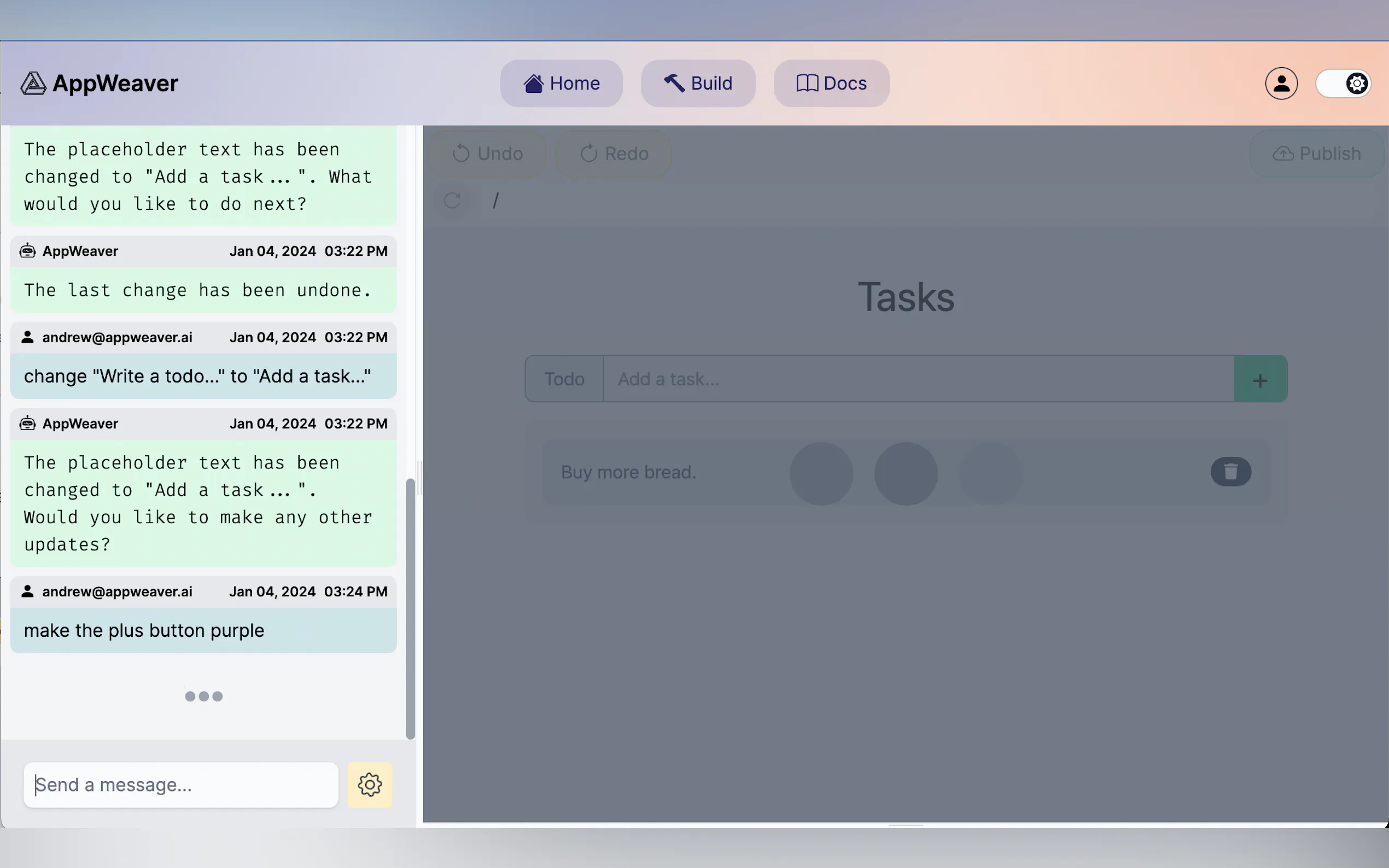 Screenshot 12 of AppWeaver