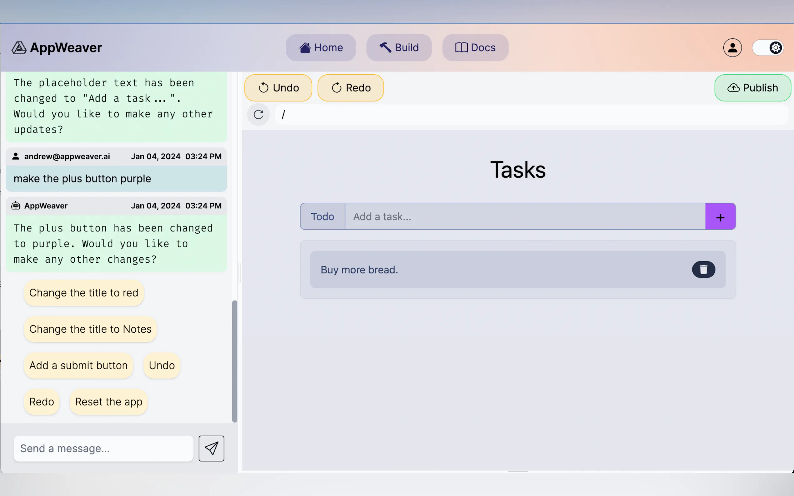 Screenshot 13 of AppWeaver