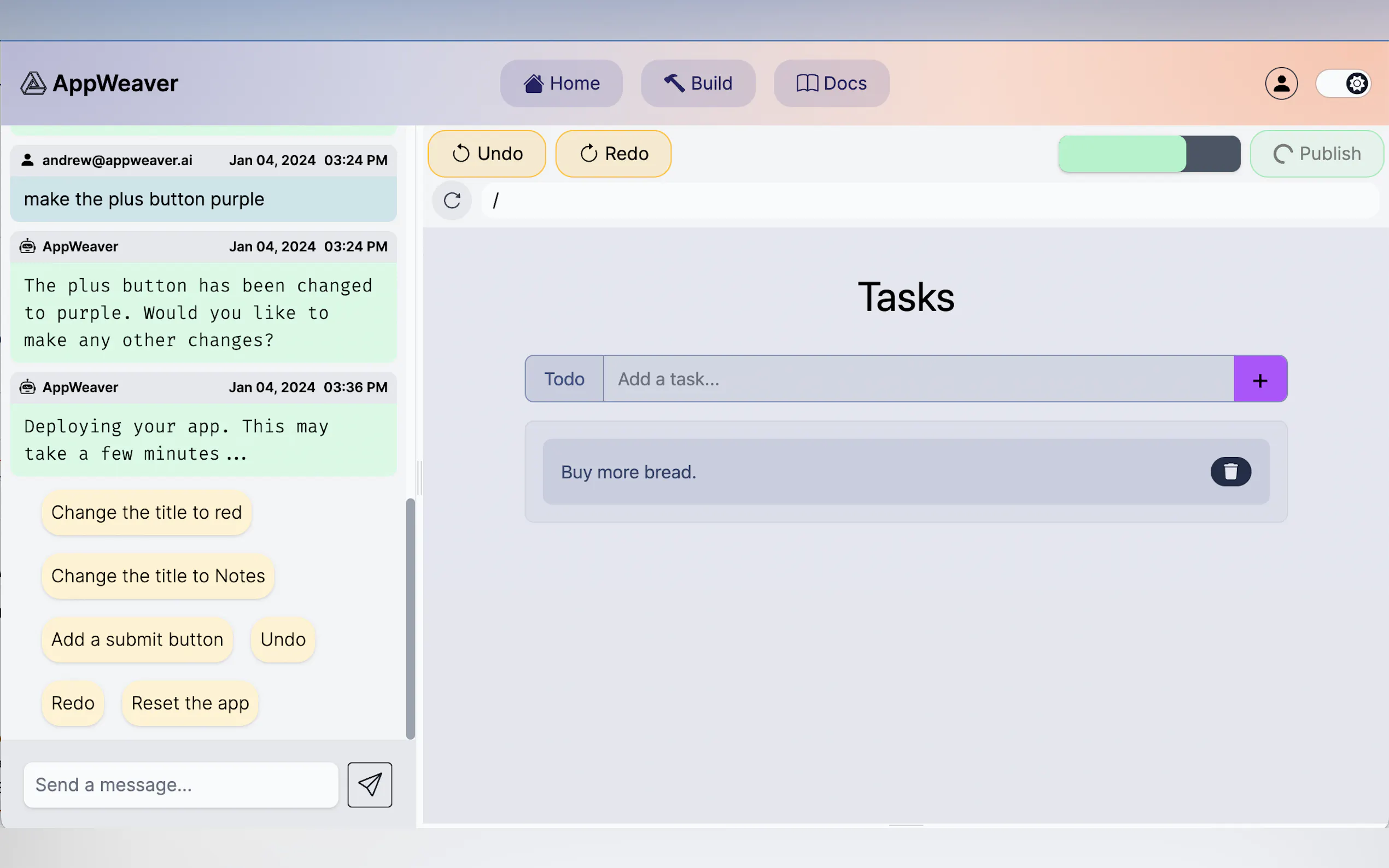 Screenshot 15 of AppWeaver