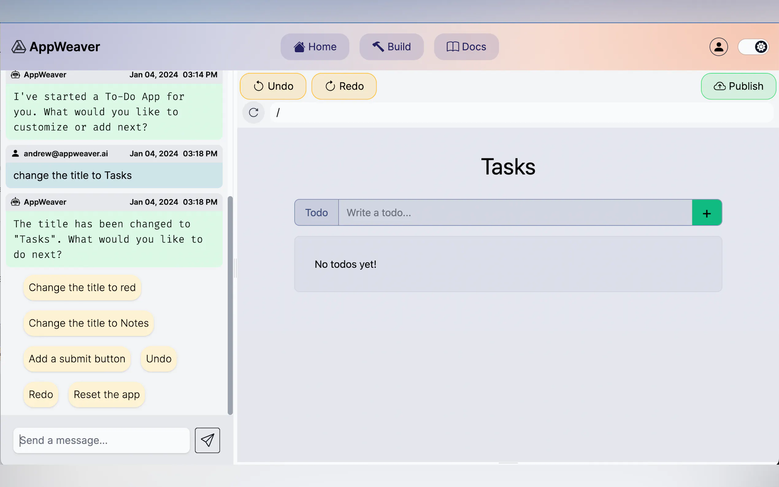 Screenshot 7 of AppWeaver