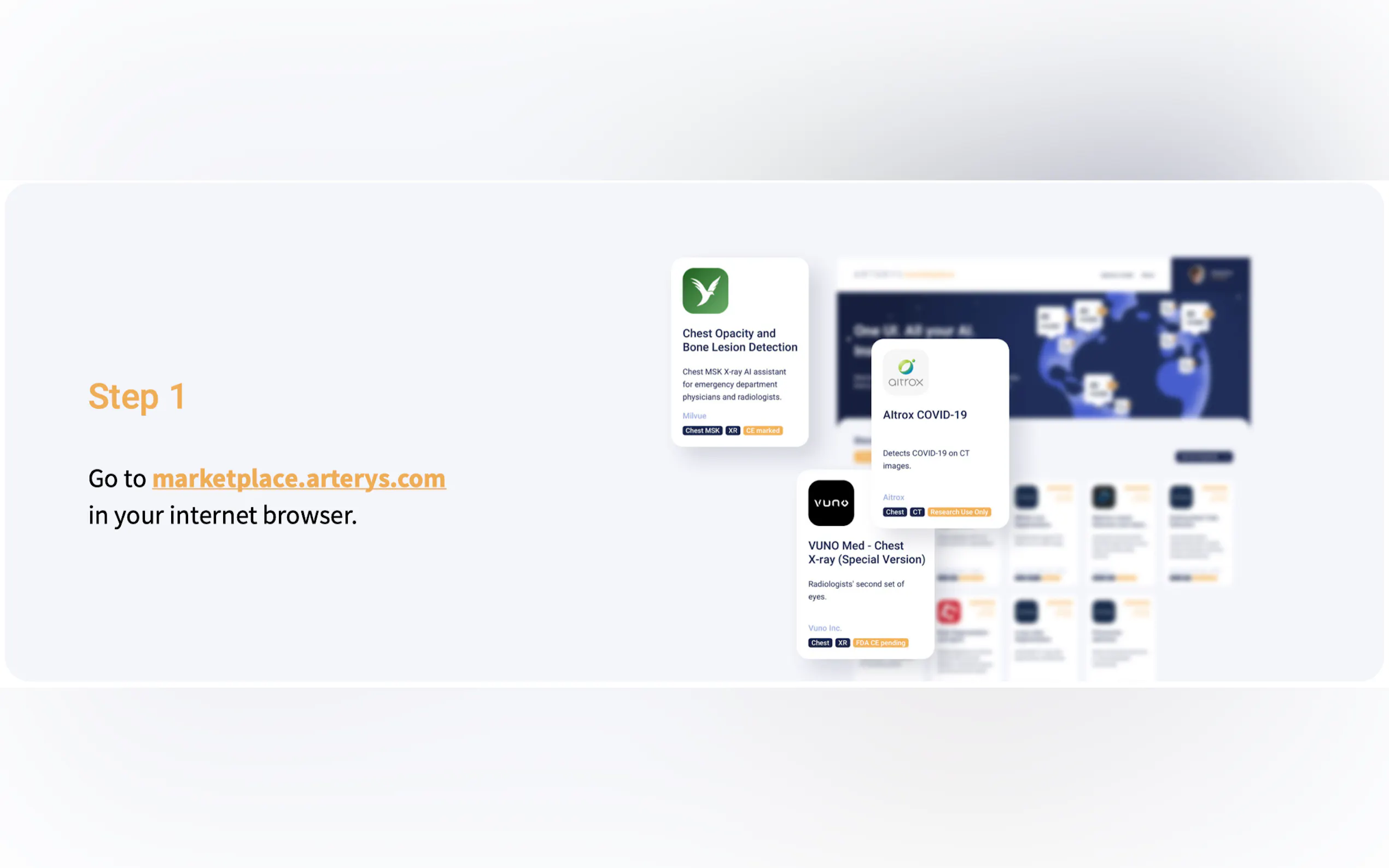 Screenshot 2 of Arterys Marketplace