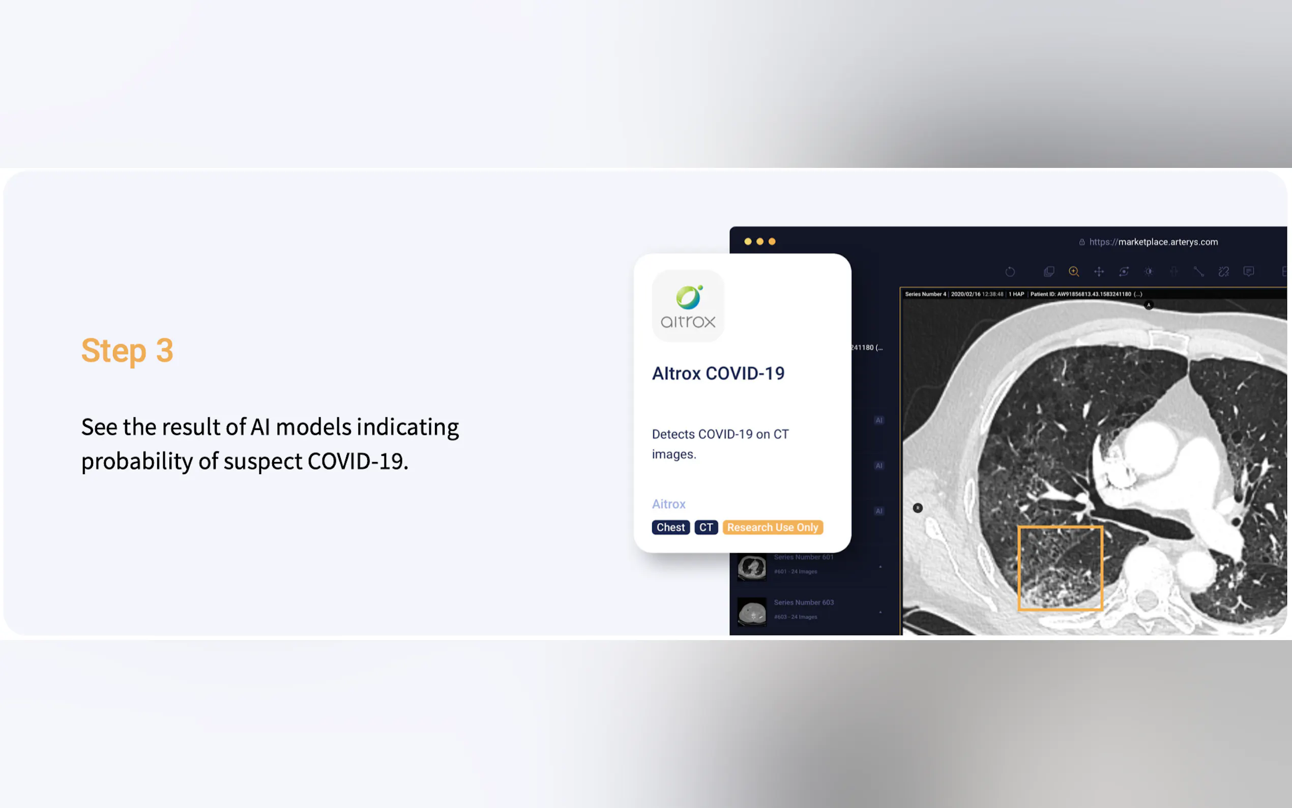 Screenshot 4 of Arterys Marketplace