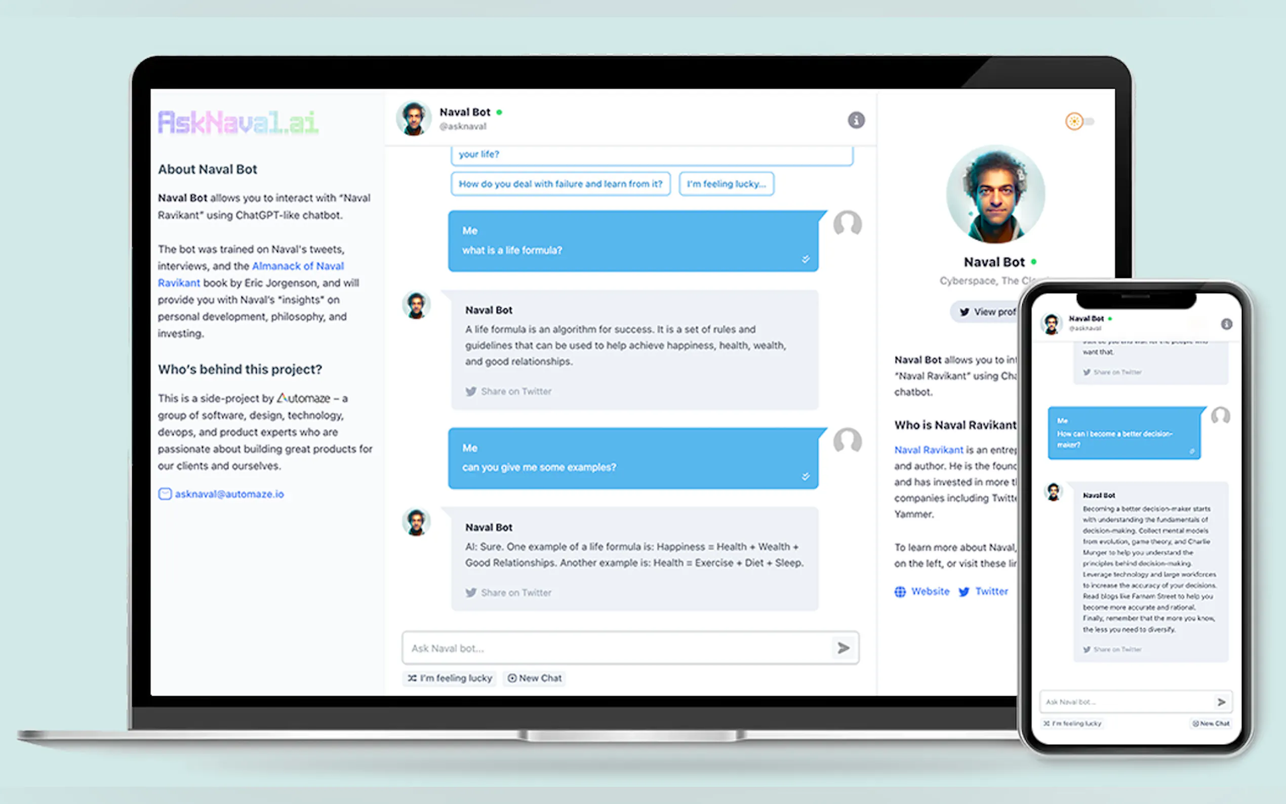 Screenshot 4 of Ask Naval (AI Chatbot)