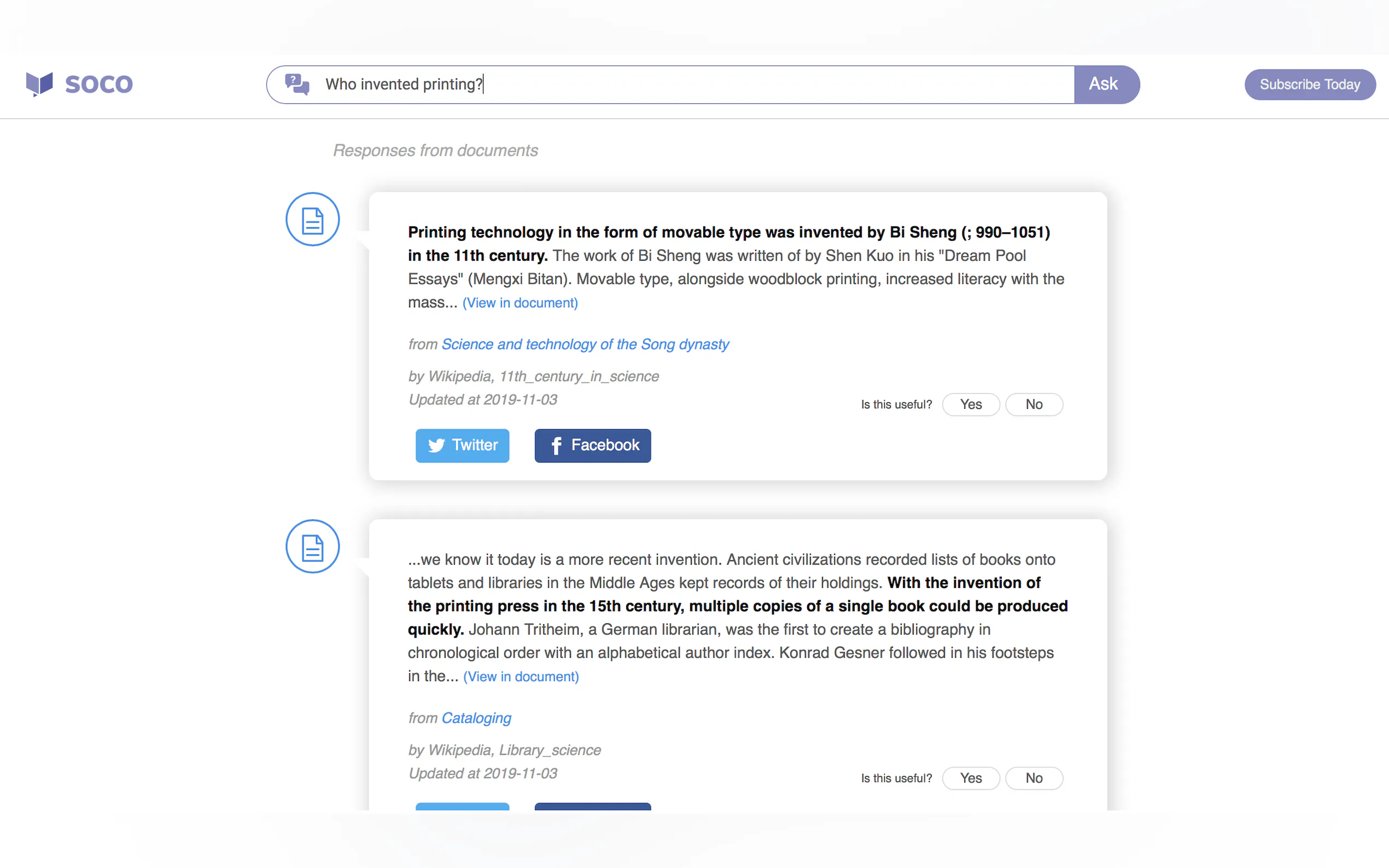 Screenshot 4 of Ask SOCO AI