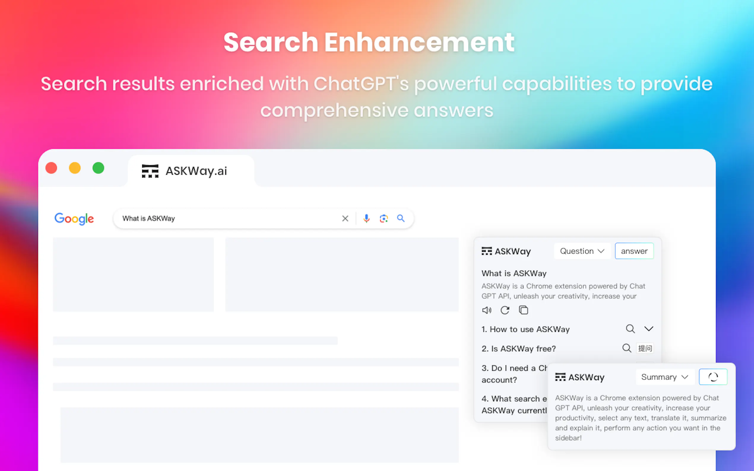 Screenshot 5 of ASKWay-Embrace GPT-4's AI Superpower!
