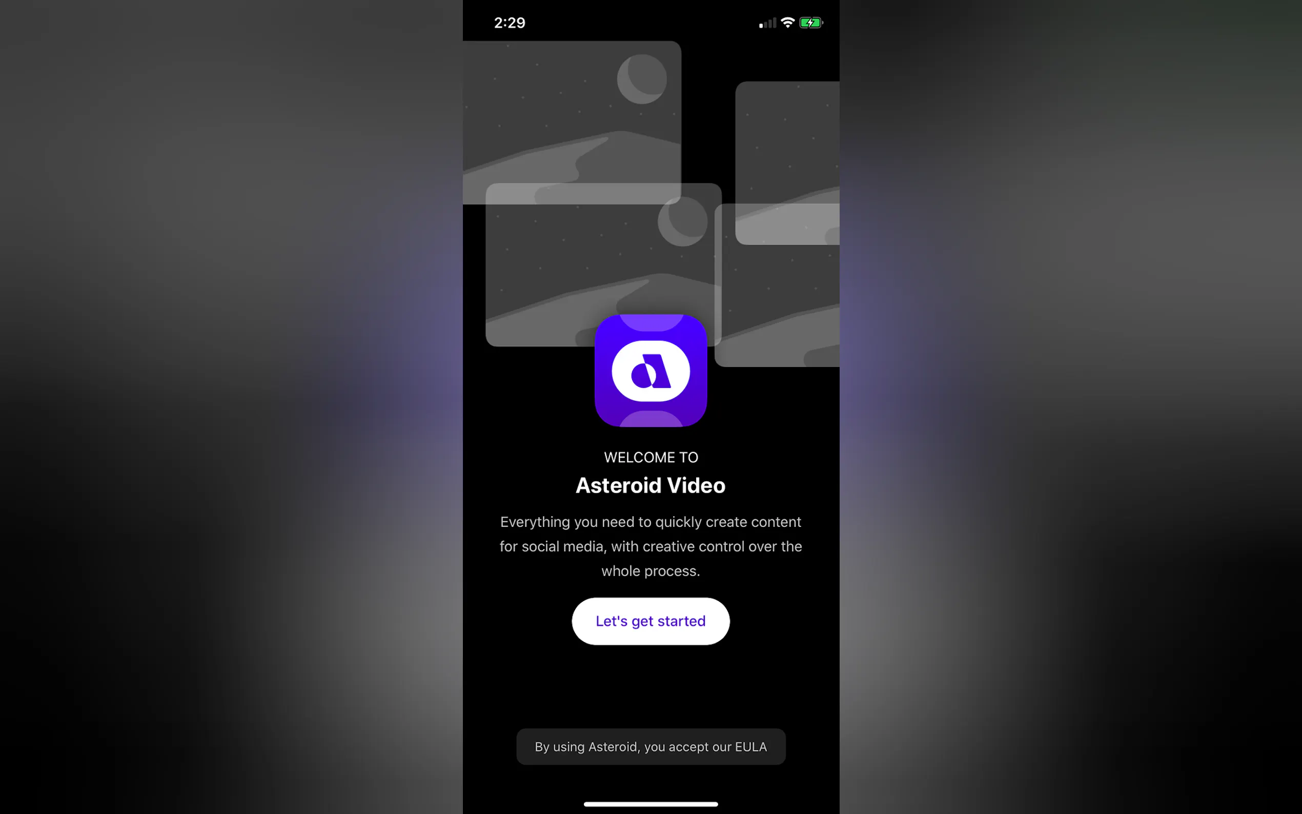 Screenshot 5 of Asteroid Video