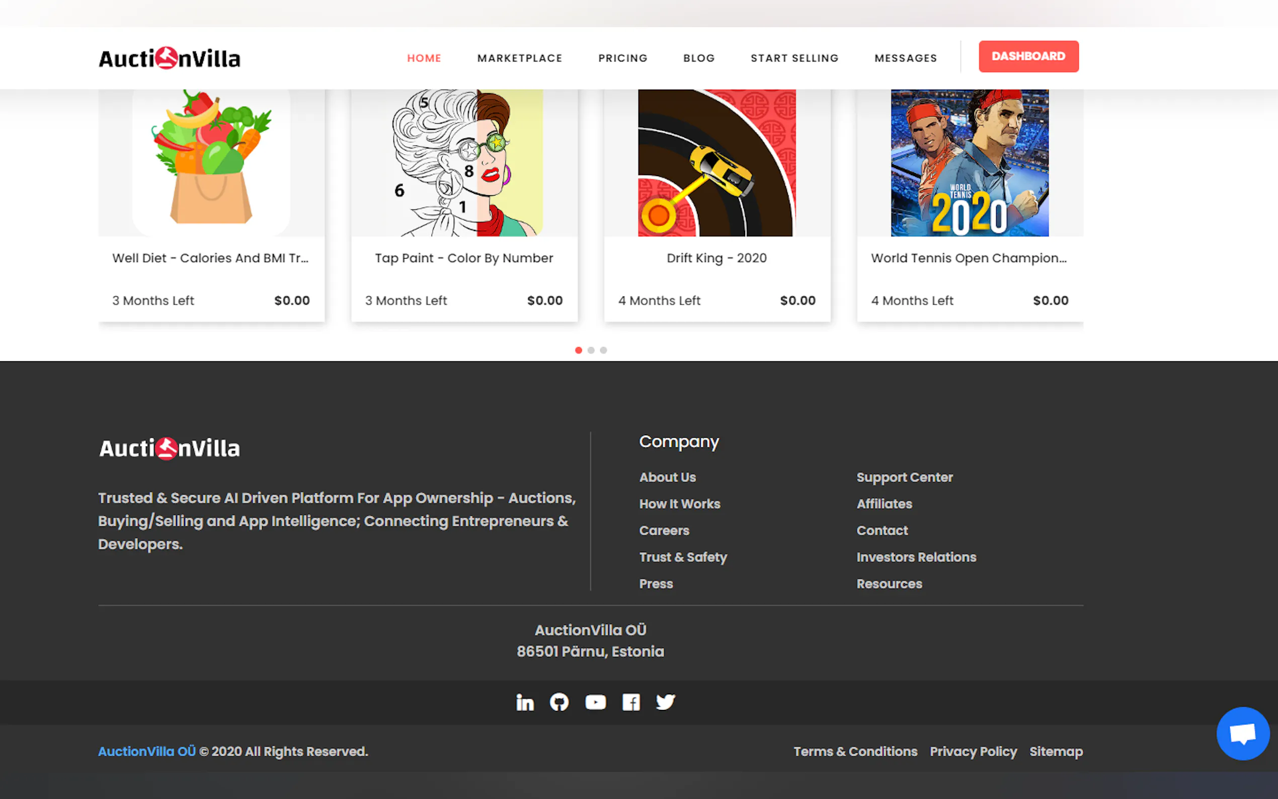 Screenshot 17 of AuctionVilla.IO