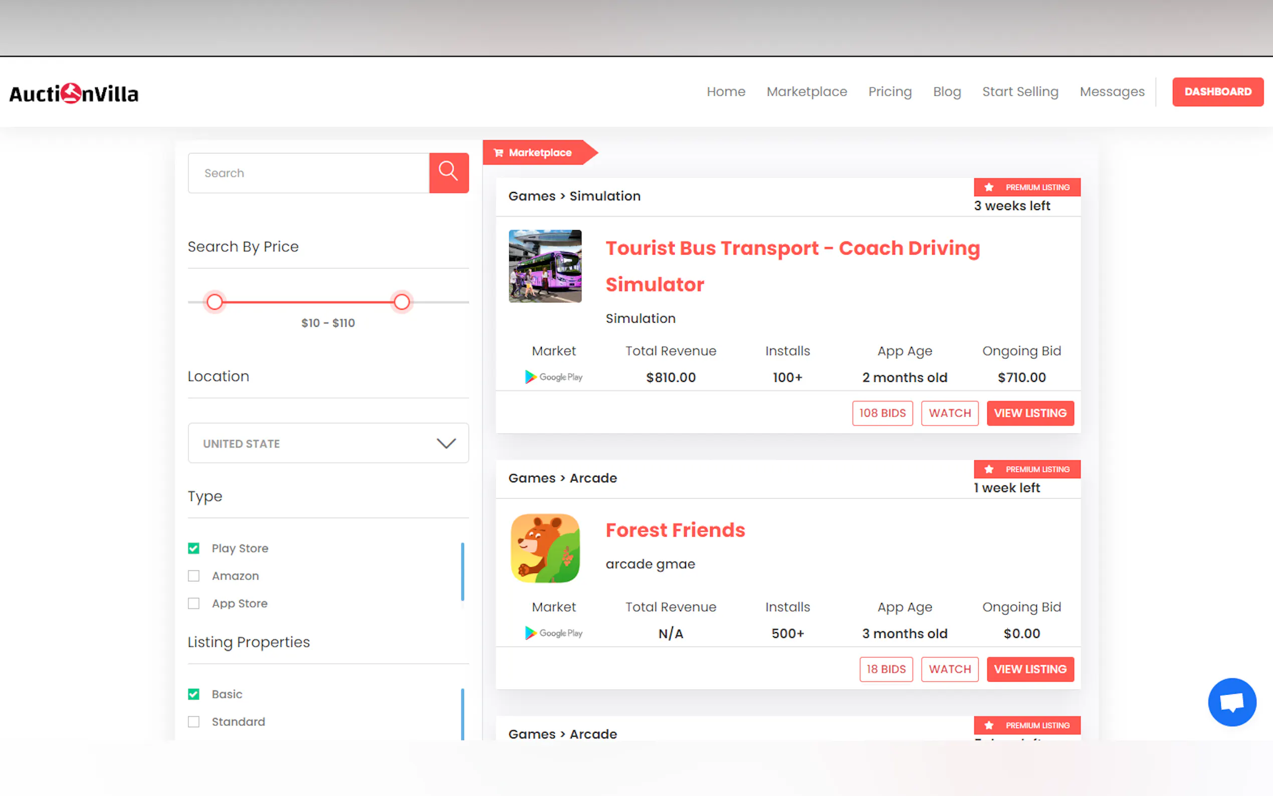 Screenshot 10 of AuctionVilla.IO