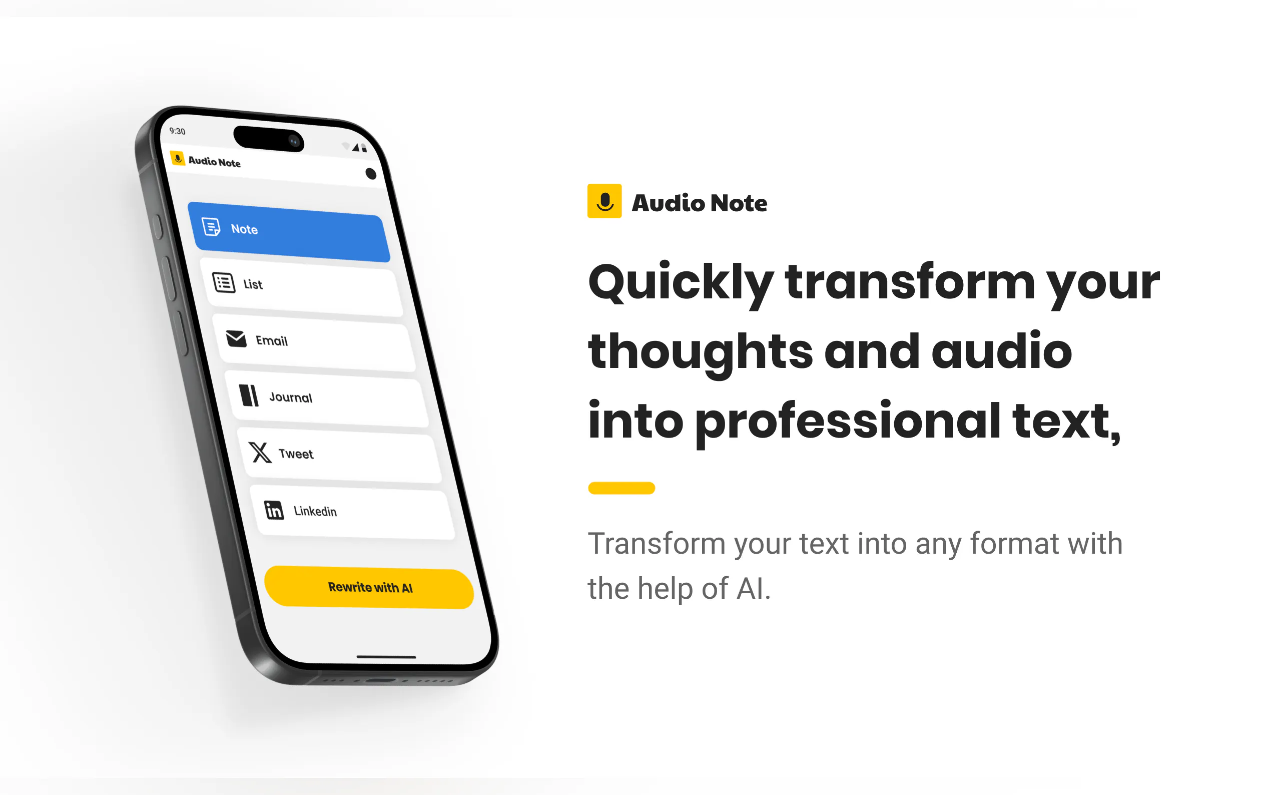 Screenshot 3 of Audio Notes AI