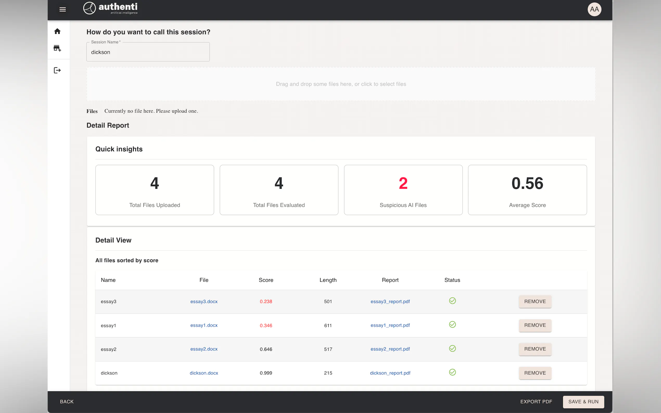 Screenshot 4 of authentiGPT