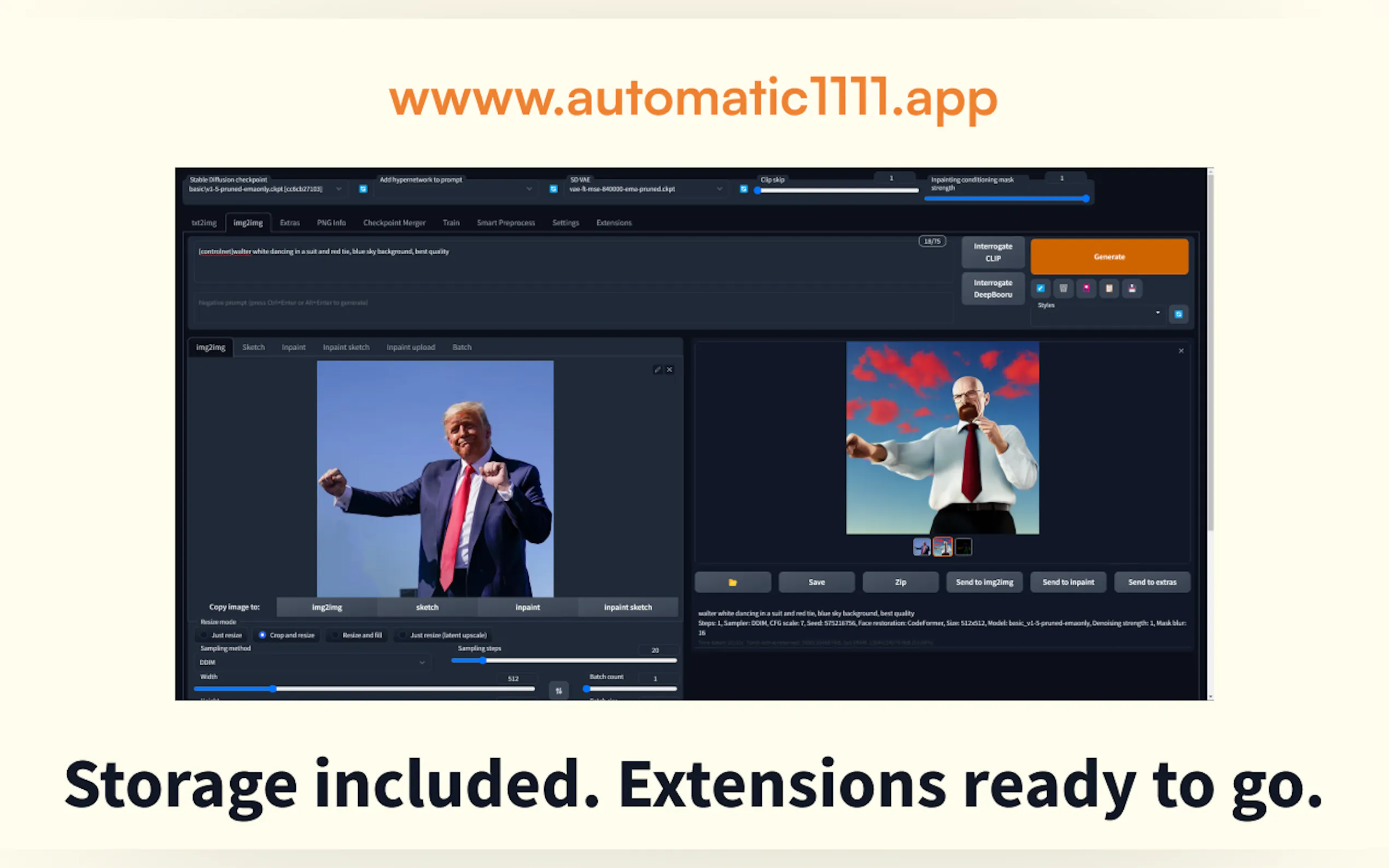 Screenshot 3 of Automatic1111 WebUI 