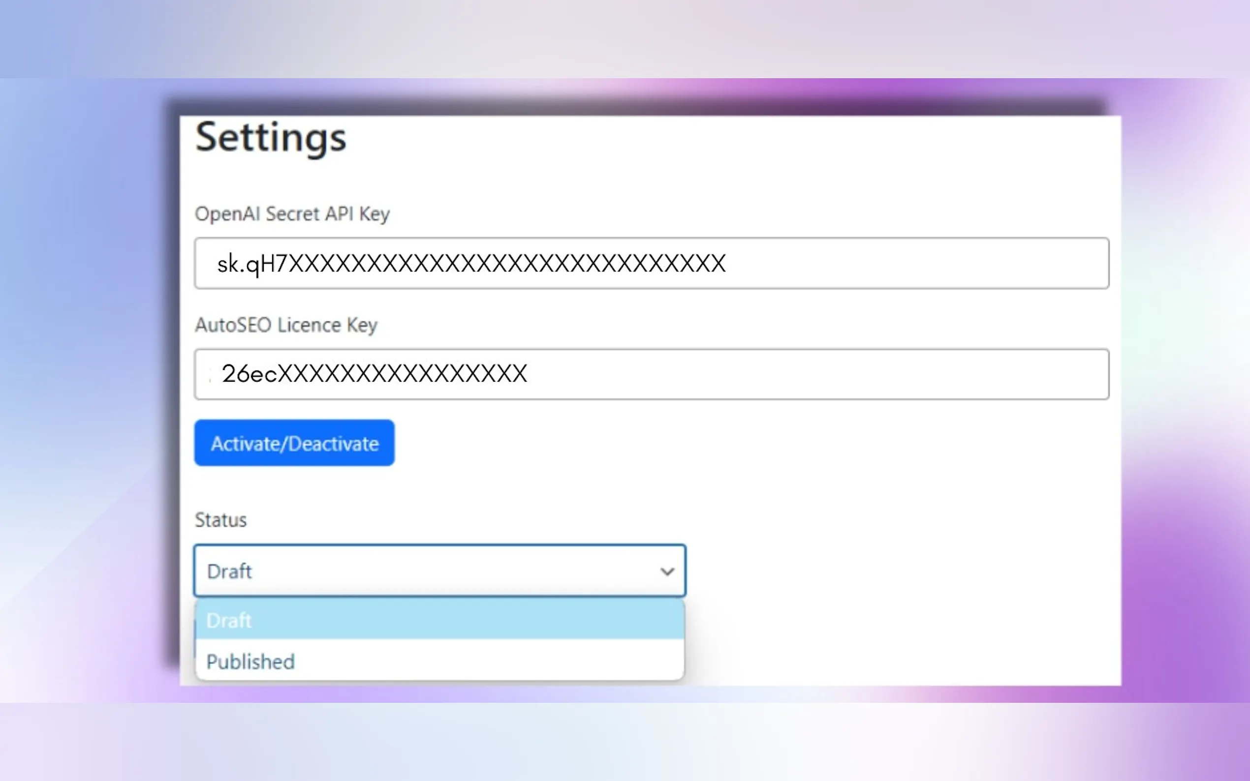 Screenshot 4 of AutoSEO For WordPress