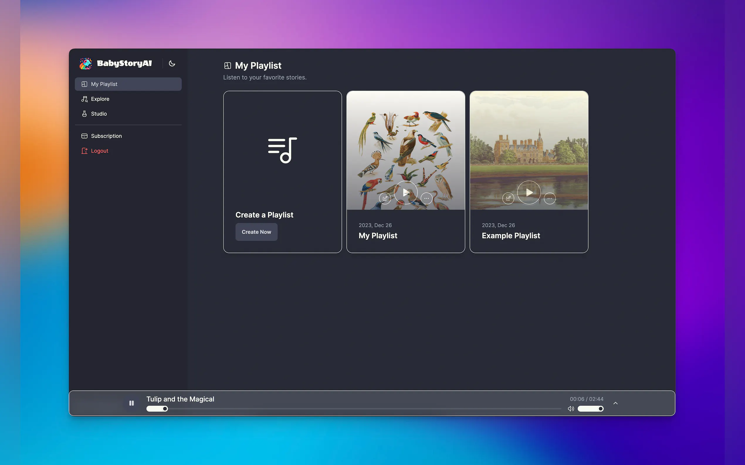 Screenshot 2 of BabyStoryAI
