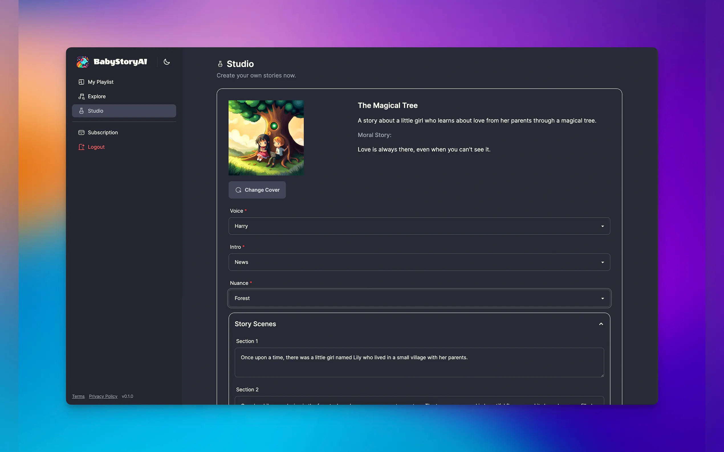 Screenshot 4 of BabyStoryAI