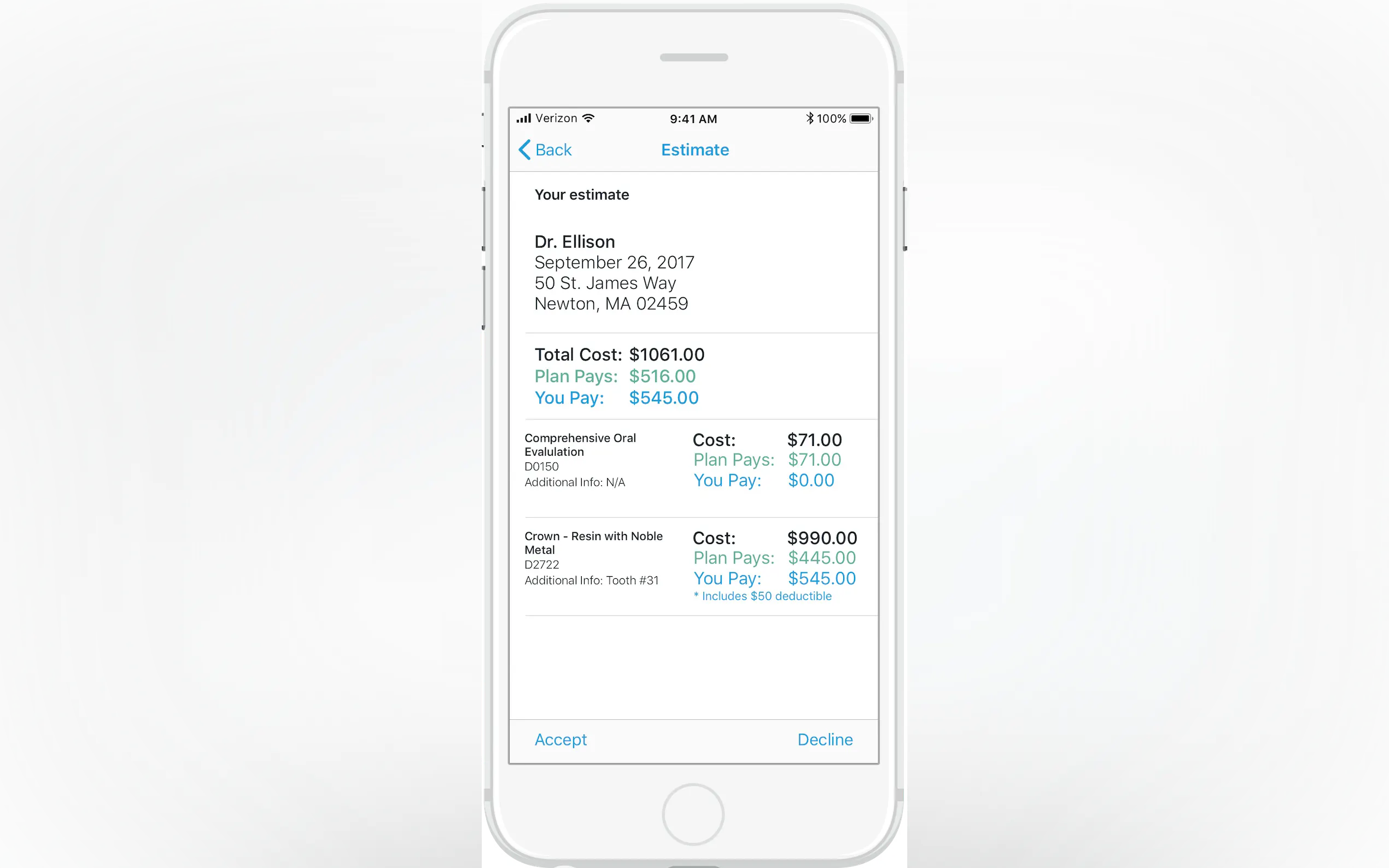 Screenshot 3 of Bento Dental