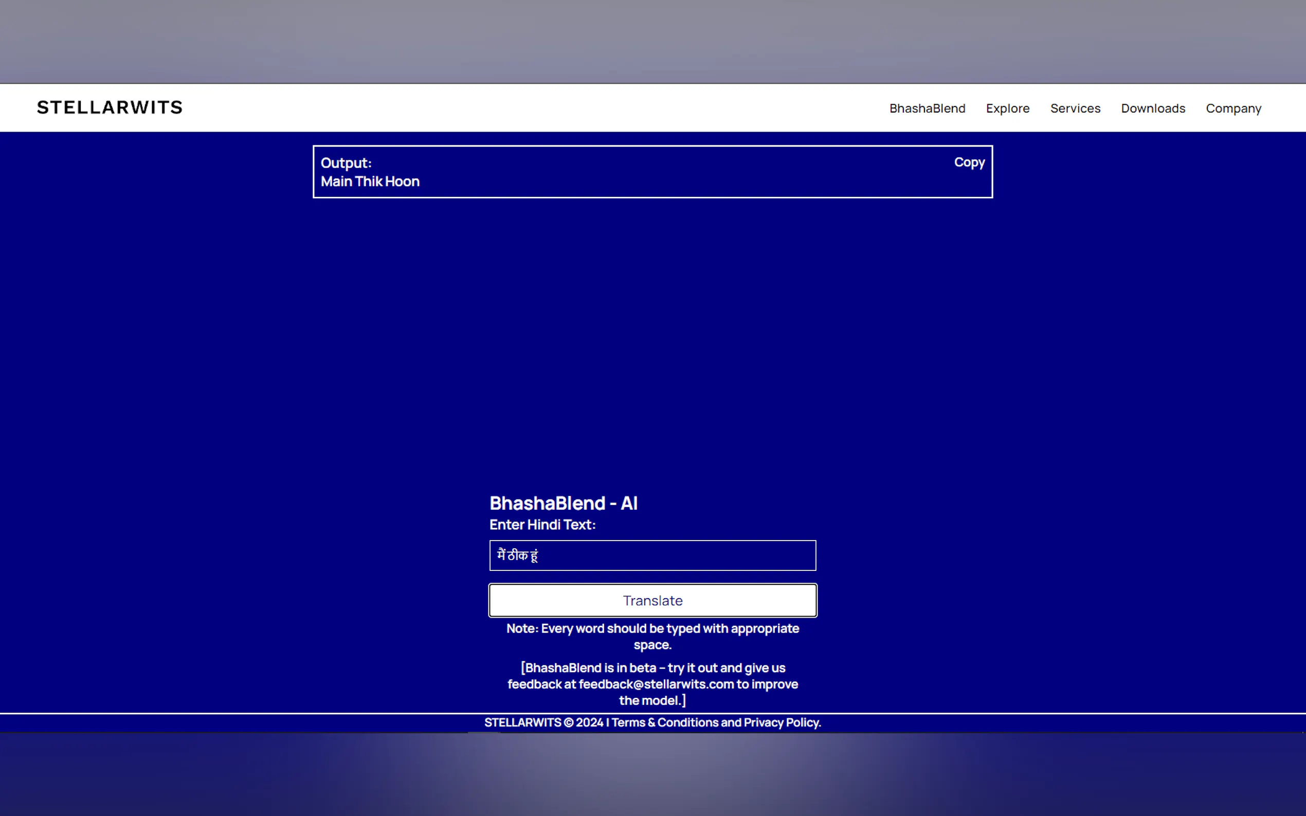 Screenshot 2 of BhashaBlend - AI