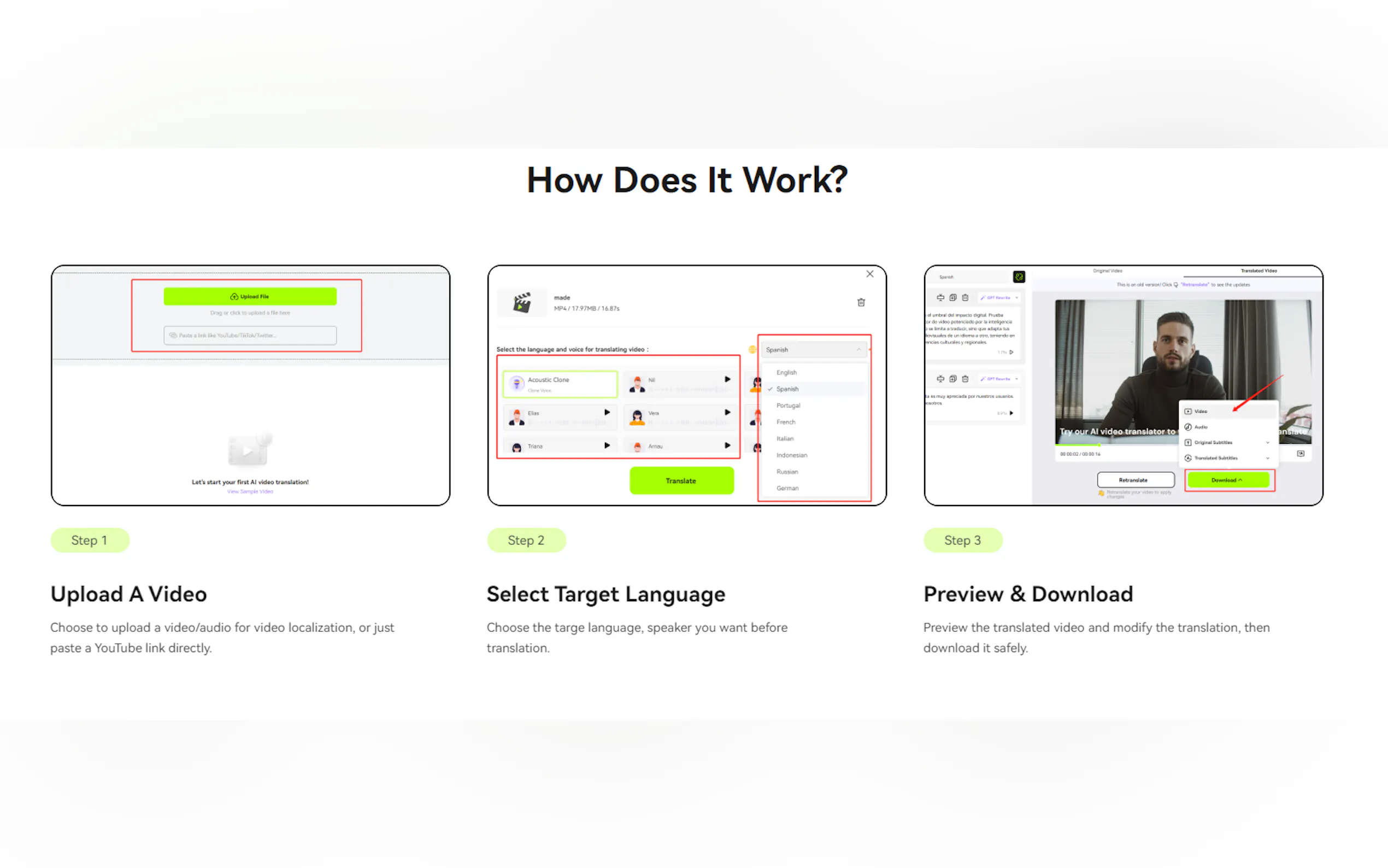 Screenshot 3 of BlipCut AI Video Translator