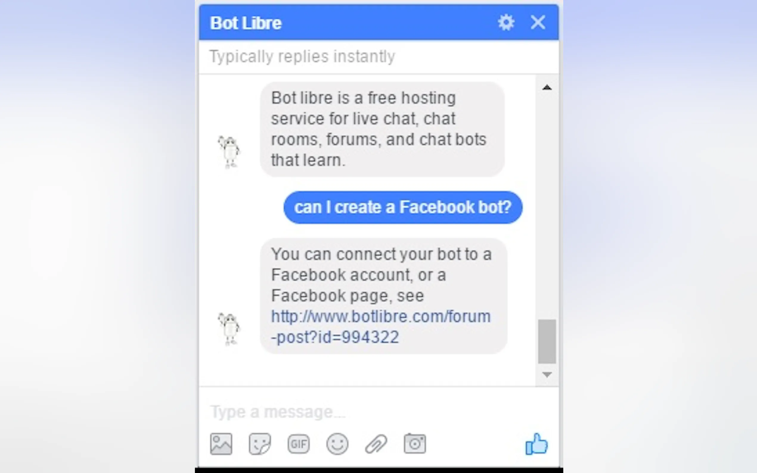 Screenshot 3 of Bot Libre