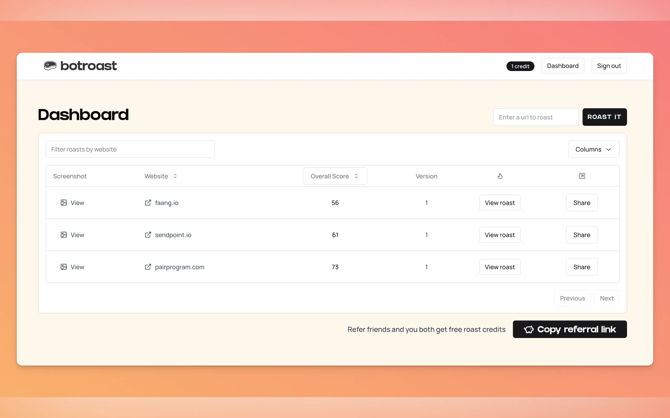 Screenshot 5 of Botroast.io